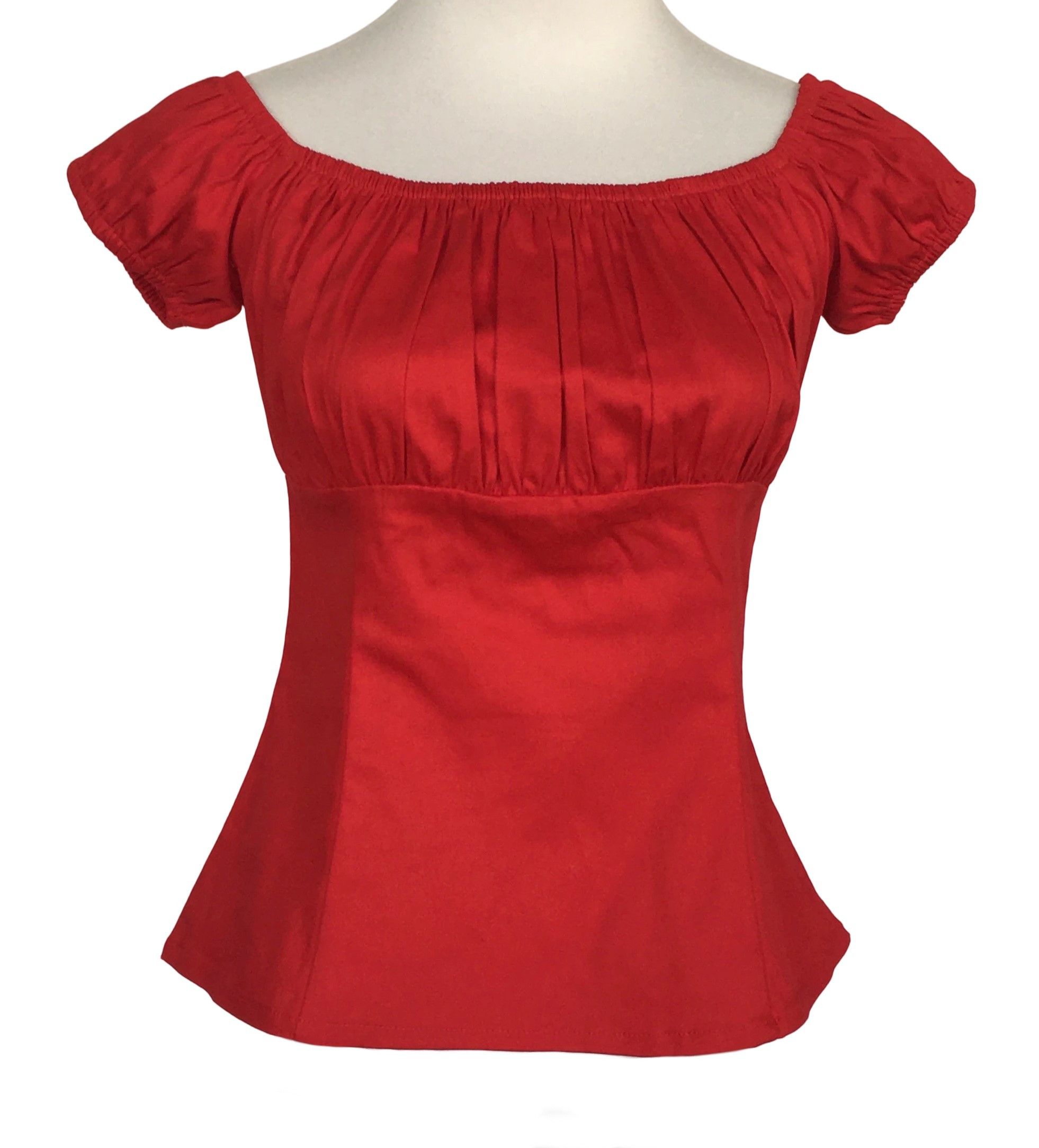 Other Women tops off shoulder slim fit red blouse Size XXL / US 16-18 / IT 52-54 - 1 Thumbnail