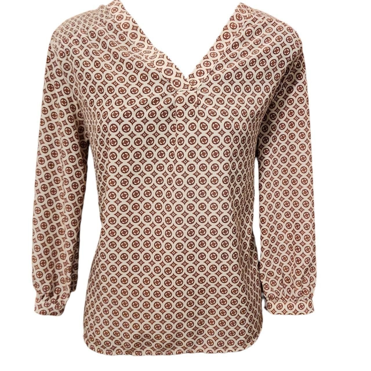 Cynthia Rowley Cynthia Rowley V-neck Blouse Size S / US 4 / IT 40 - 2 Thumbnail