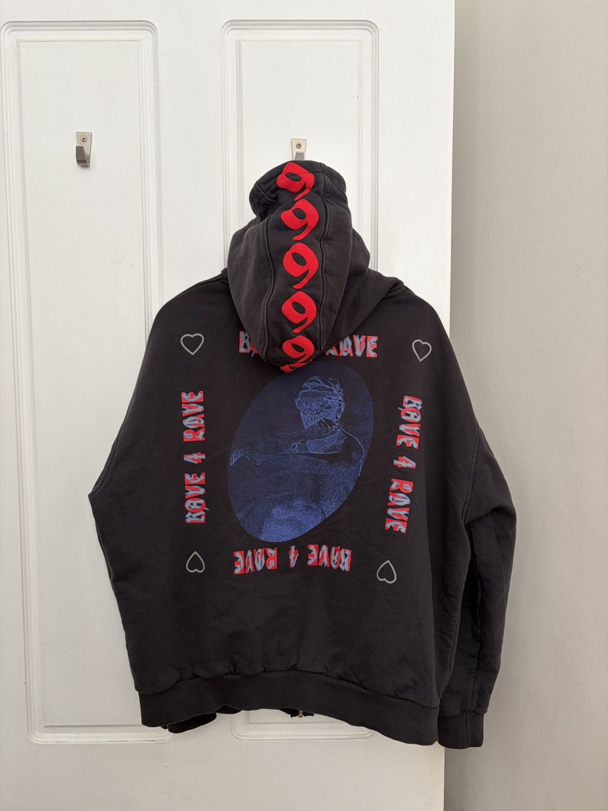 Vintage 999999999 Rave Hoodie Size US S / EU 44-46 / 1 - 1 Thumbnail