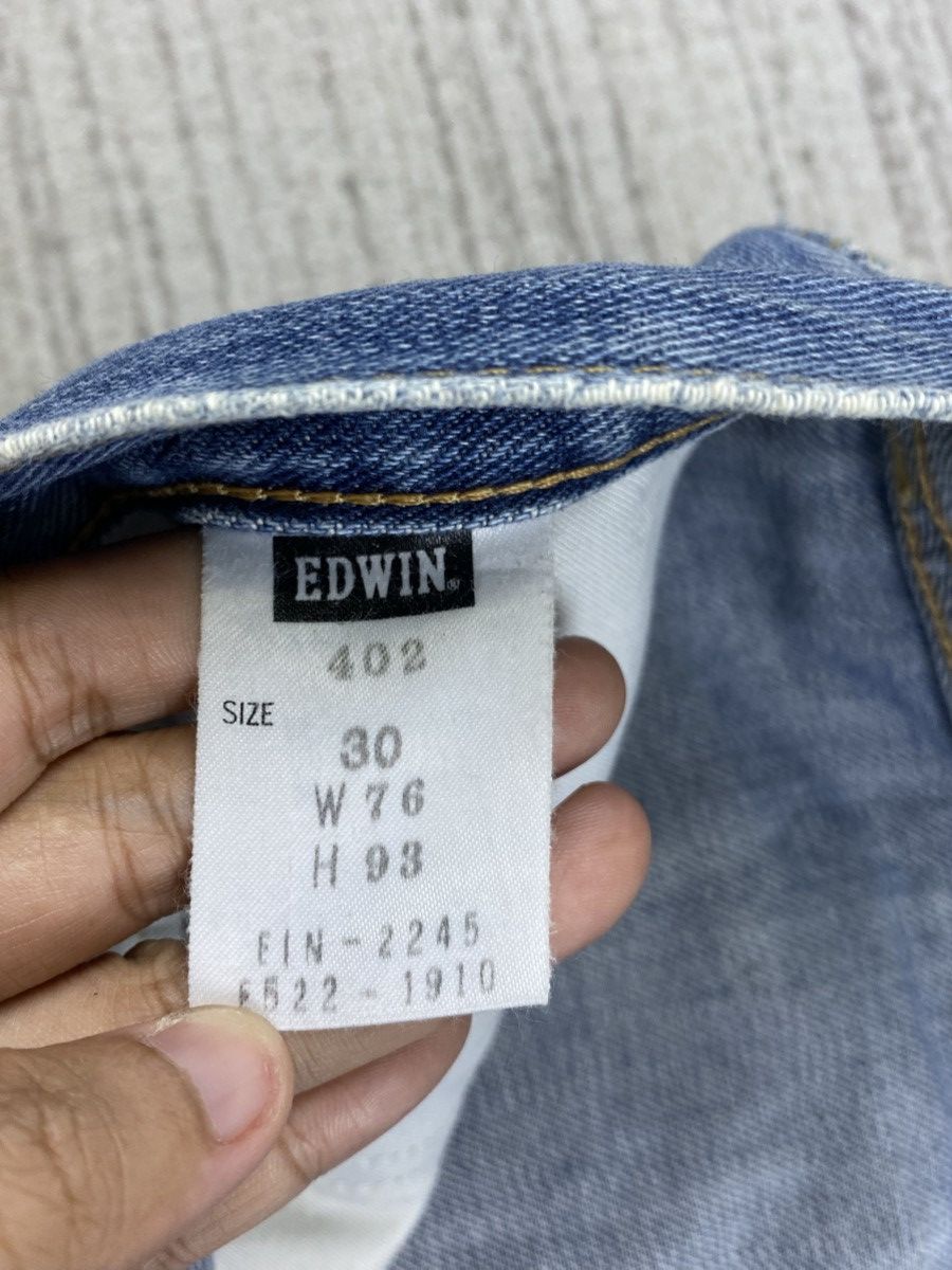 Edwin × Vintage Vintage Edwin 402 Japan Distressed Blue Denim Pants Size US 32 / EU 48 - 15 Thumbnail
