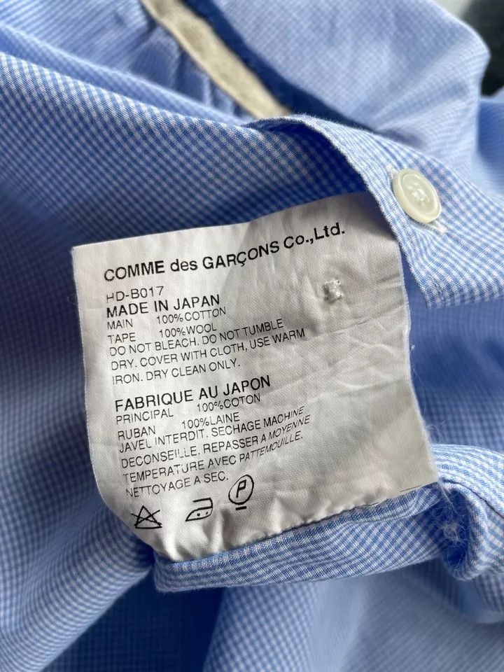 Comme des Garcons Comme des Garcons Wool trimming shirt Size US XS / EU 42 / 0 - 7 Thumbnail