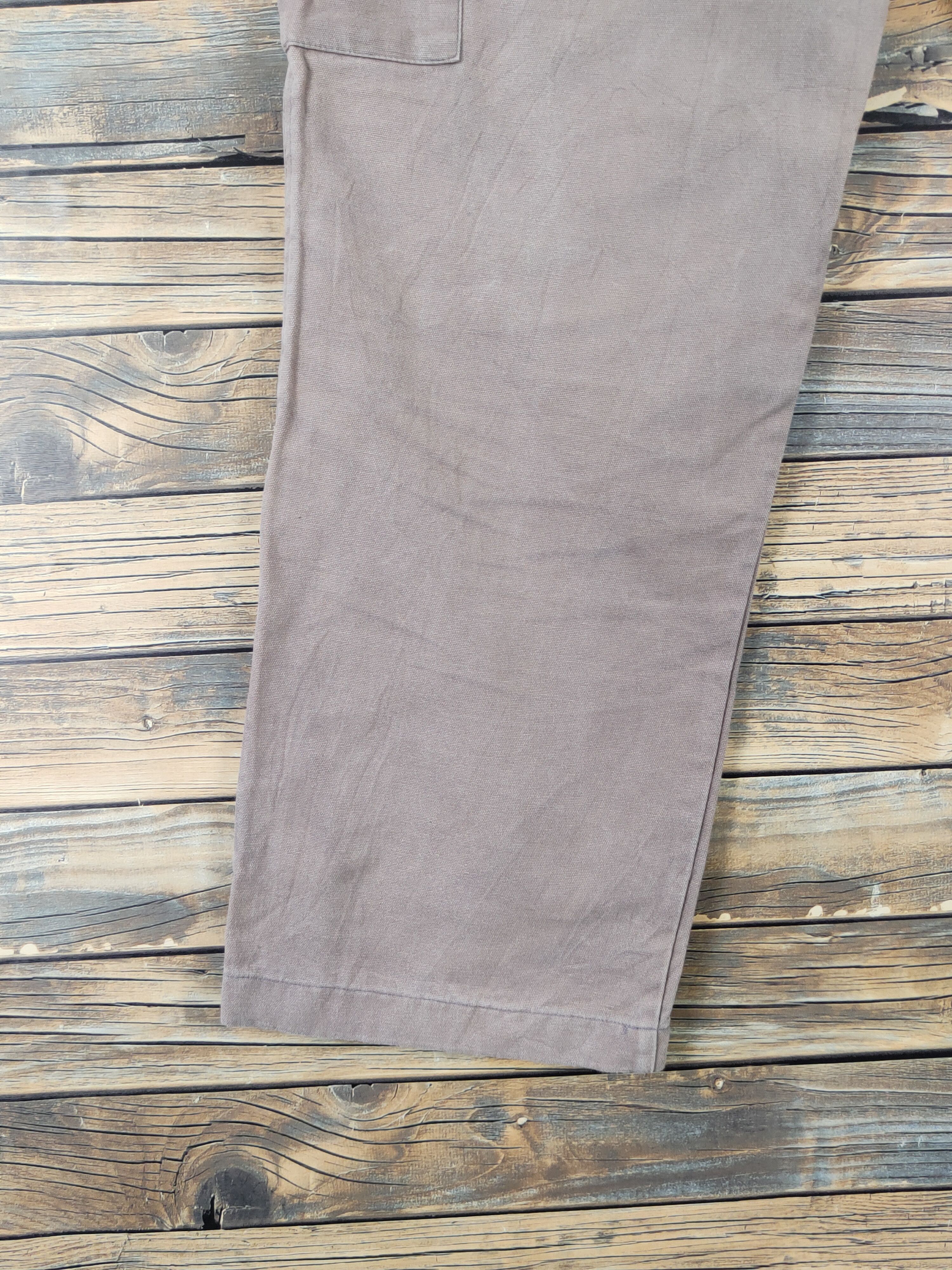 Japanese Brand Tarzan Brown Faded Multipocket Tactical Cargo Pants #W1887 Size US 33 - 10 Thumbnail