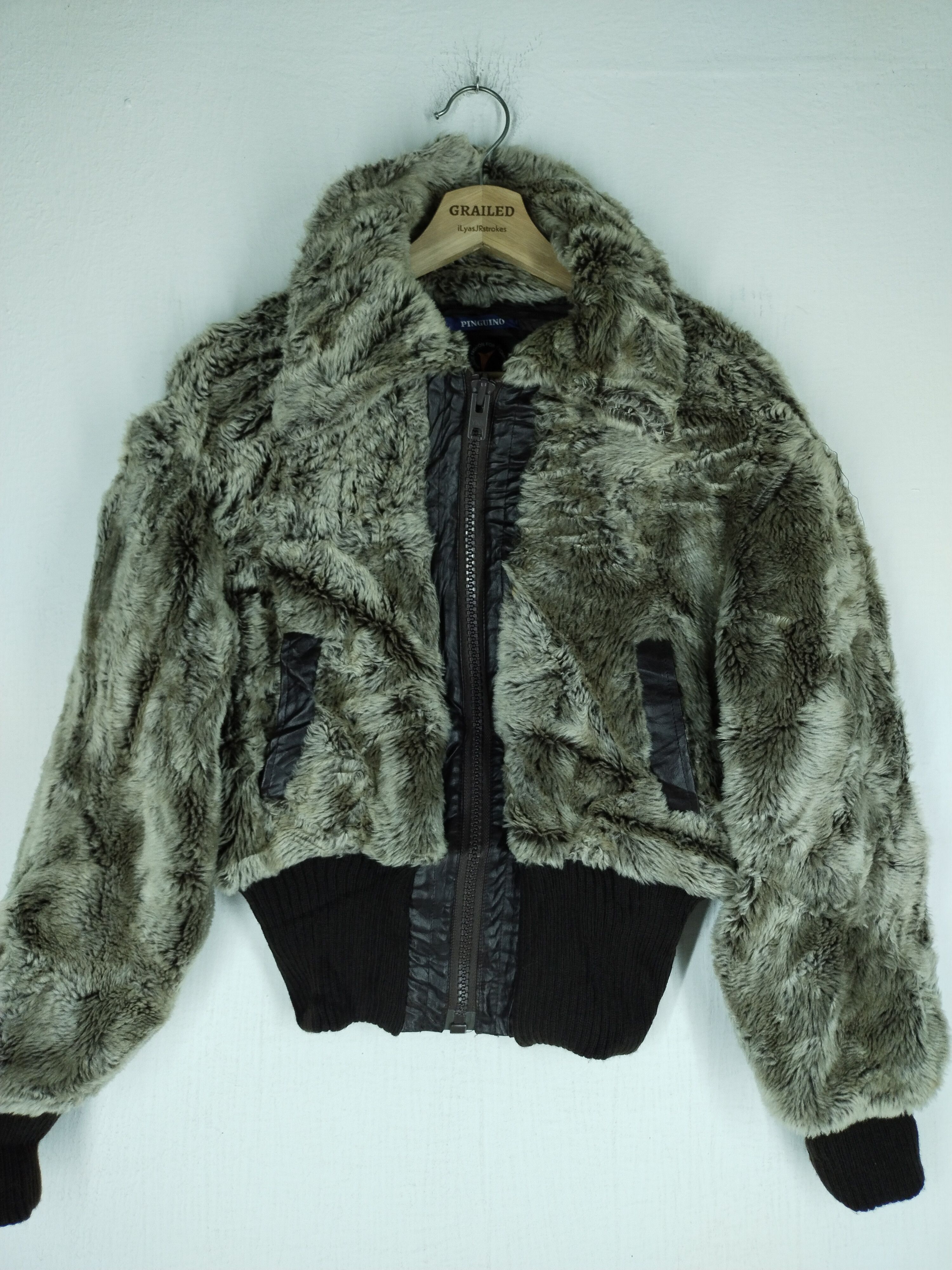 Other 🔥 Vtg Beautiful Faux Fur Coat Pinguino Coat Size M / US 6-8 / IT 42-44 - 1 Thumbnail
