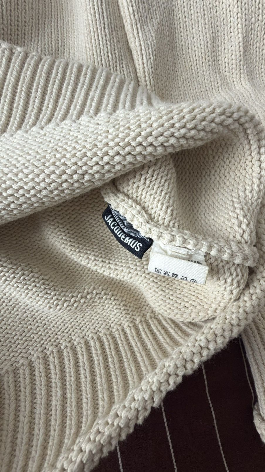 Jacquemus Jacquemus “La Maille Capuche” Knitted Hoodie Size US L / EU 52-54 / 3 - 2 Thumbnail