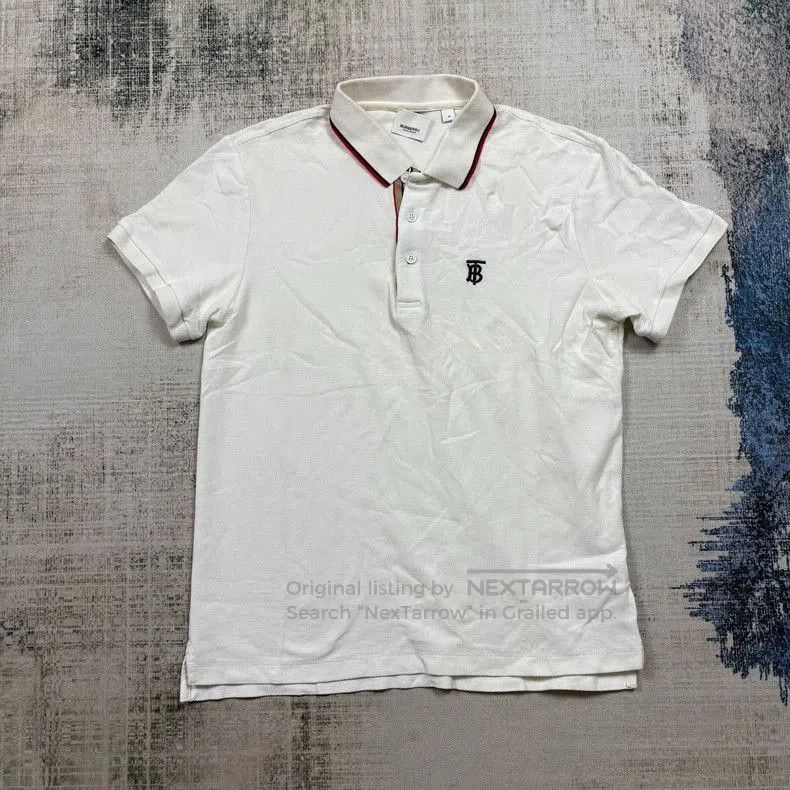 Burberry Burberry Cotton Embroidered Logo Polo Shirt. Size US M / EU 48-50 / 2 - 1 Thumbnail