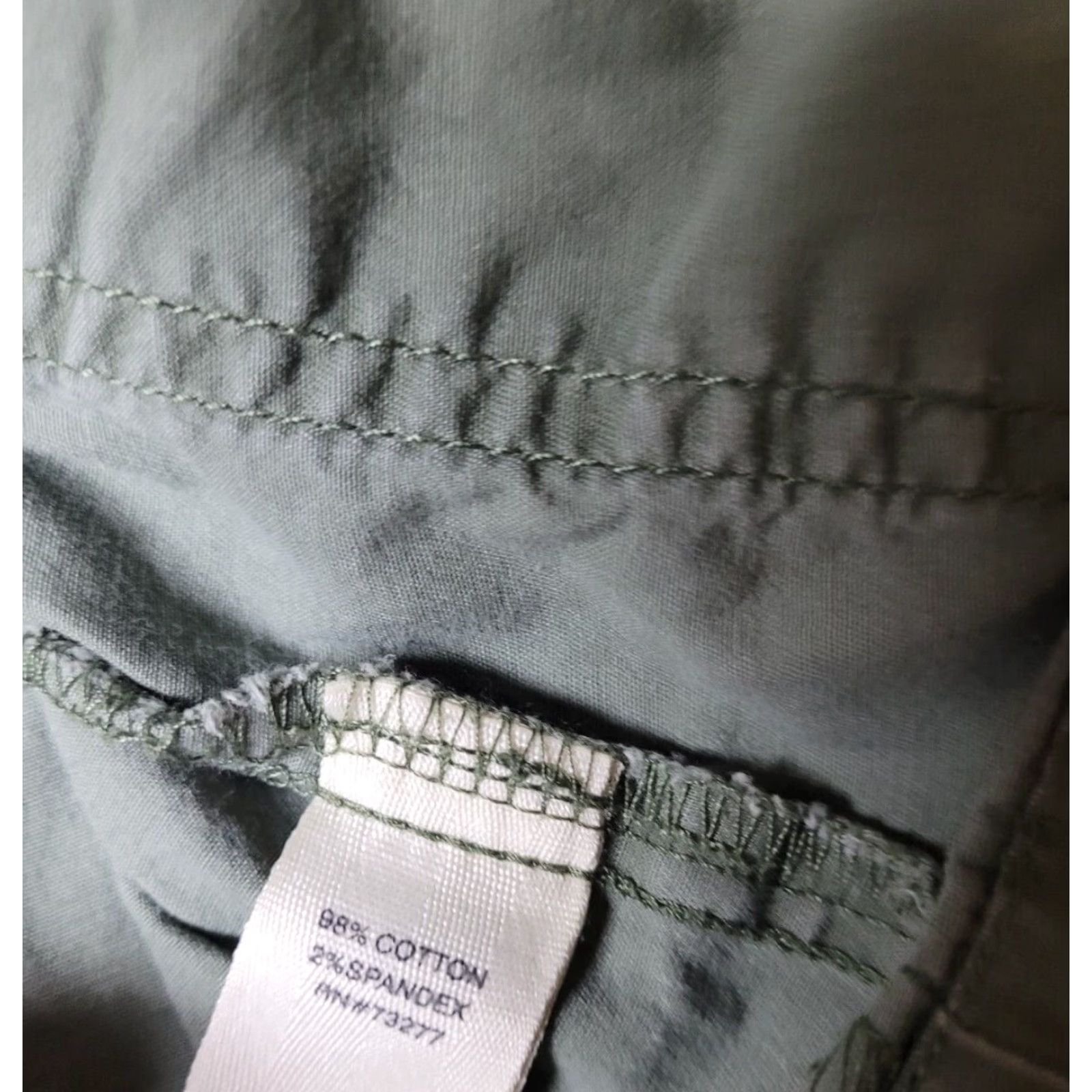 Vintage Mudd Women's Jacket Military Style Full Zip Jrs Small Green Cotton Blend Pockets Casual Size S / US 4 / IT 40 - 4 Thumbnail