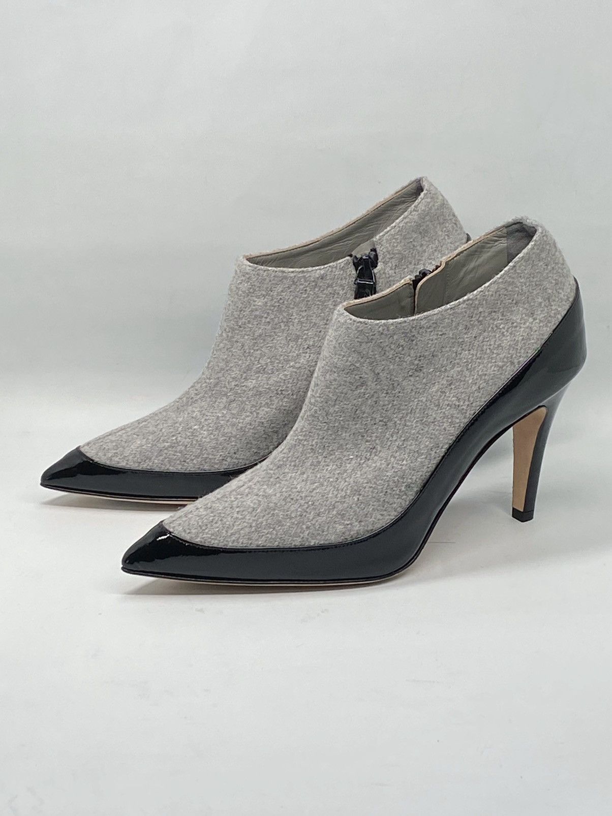 Manolo Blahnik Archepla Wool-Blend Booties size 38