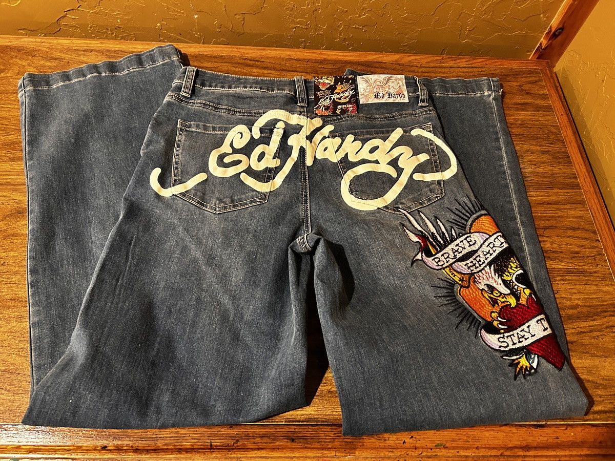 Ed Hardy Ed Hardy eagle jeans Size 28" / US 6 / IT 42 - 6 Thumbnail