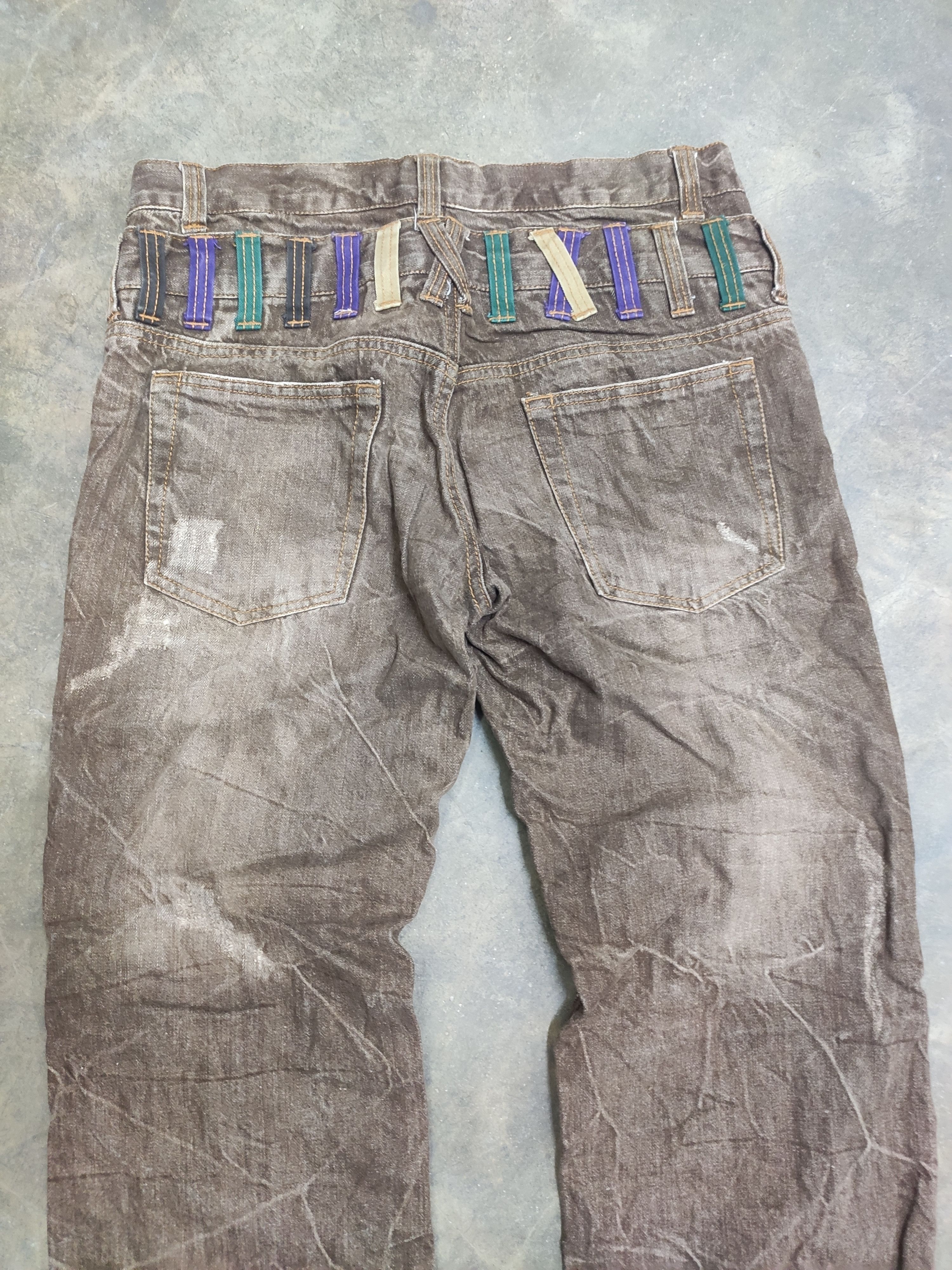 If Six Was Nine Nylaus Jeans Distressed double waist Size US 32 / EU 48 - 6 Thumbnail