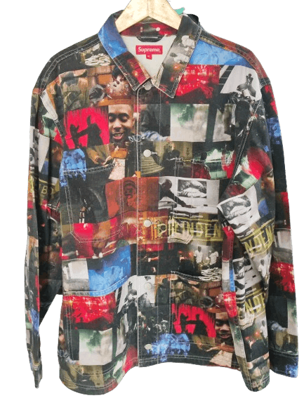 Supreme Supreme Nas and DMX Collage Denim Chore Coat Size US XL / EU 56 / 4 - 1 Thumbnail