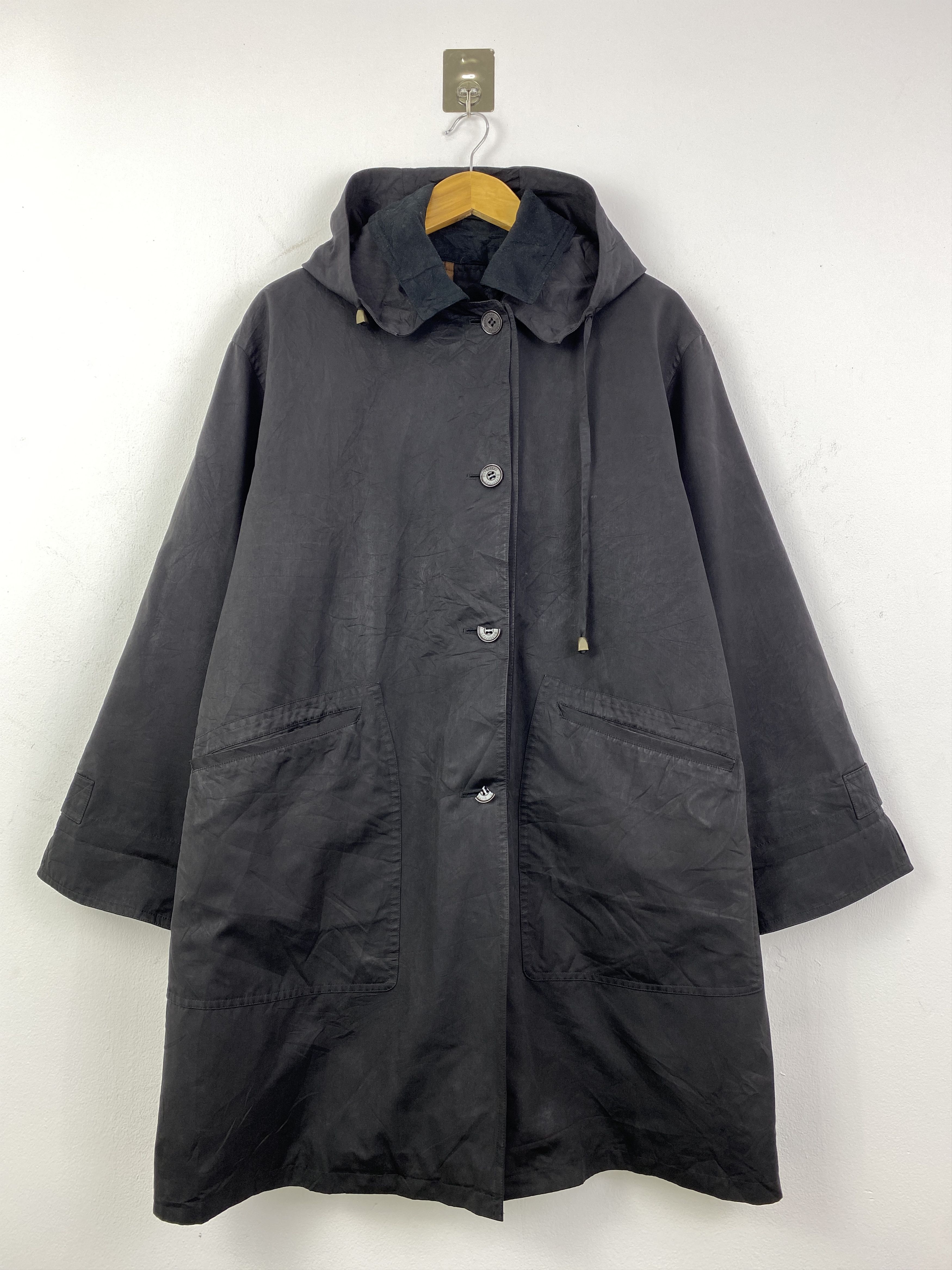 Burberry Vintage Burberry's Trench Coat Nova Check Patterns JA0222 Size US L / EU 52-54 / 3 - 2 Thumbnail