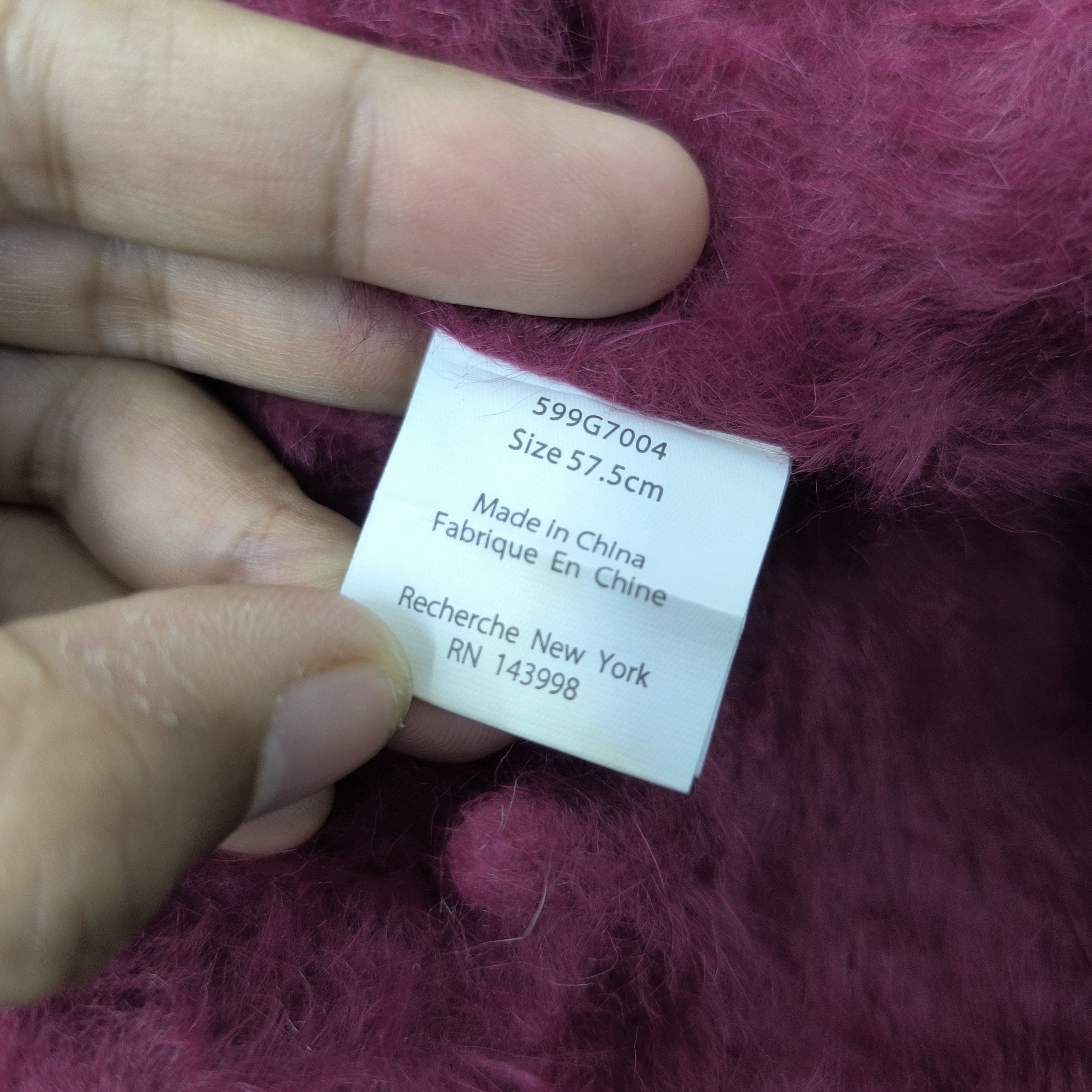 Japanese Brand 🌸 Recherche new york fur beret hat Size ONE SIZE - 4 Thumbnail