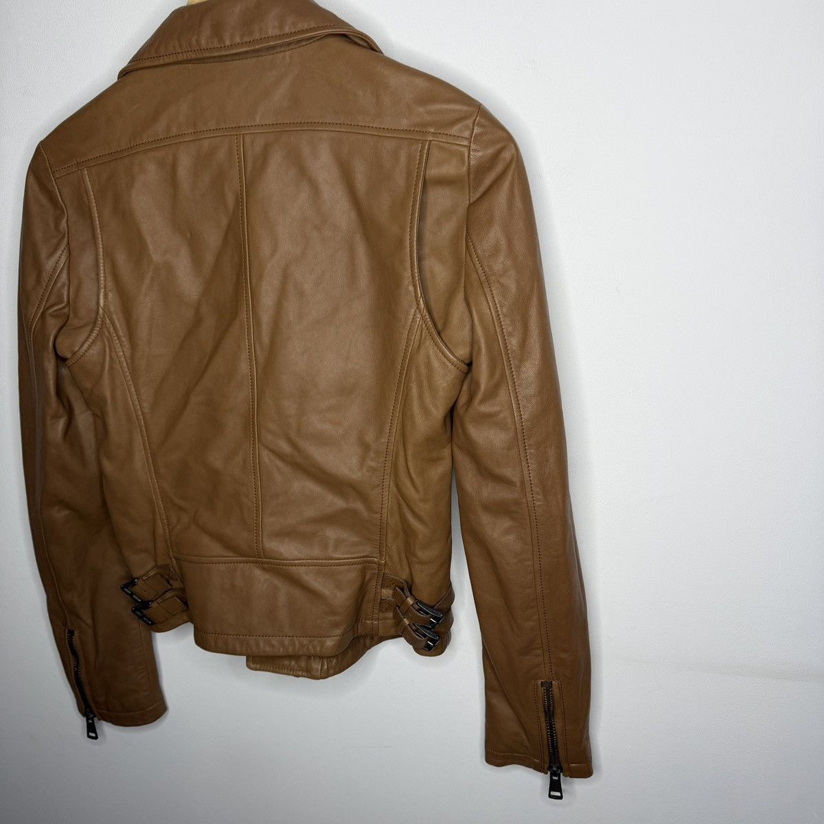 Gucci Gucci Leather Jacket Biker by Tom Ford Y2K Size XS / US 0-2 / IT 36-38 - 7 Thumbnail