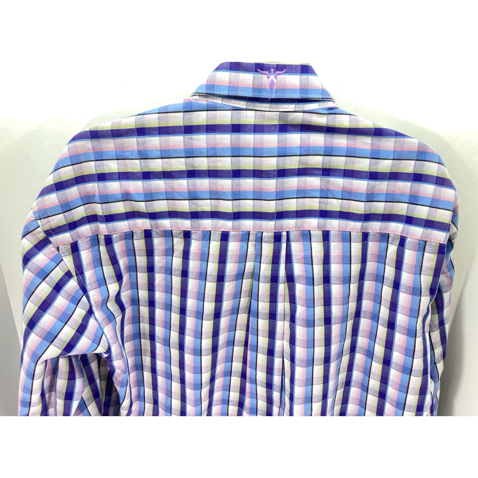 Wrangler VINTAGE Wrangler 20X Western Shirt Men M Purple Check Long Sleeve Rodeo NWOT Size US M / EU 48-50 / 2 - 7 Thumbnail
