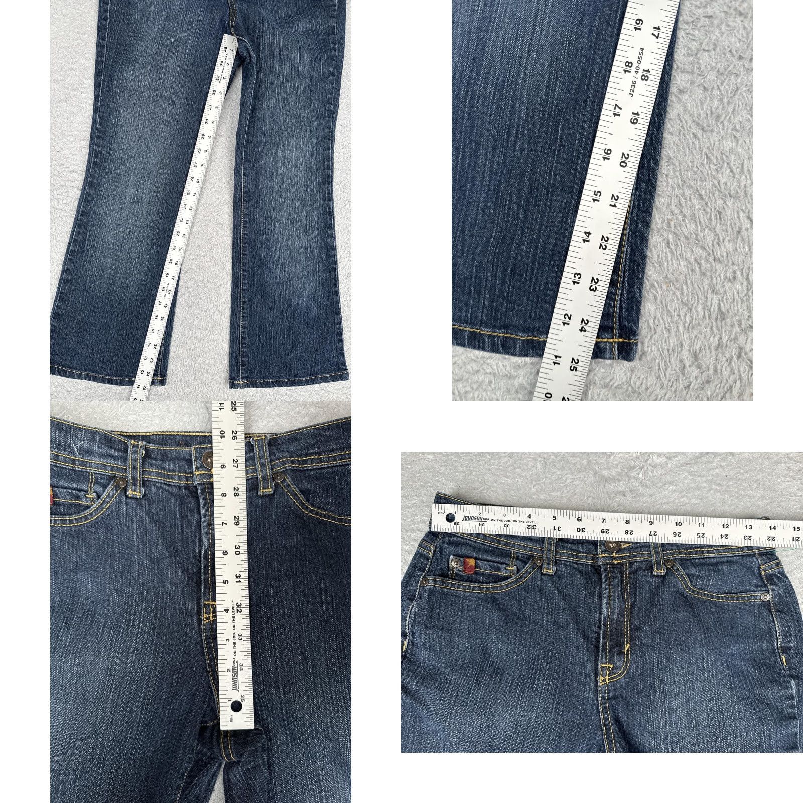 Coldwater Creek Coldwater Creek Jeans Womens Bootcut 6P Petite Blue Medium Wash Mid Rise Stretch Size 28" / US 6 / IT 42 - 8 Thumbnail