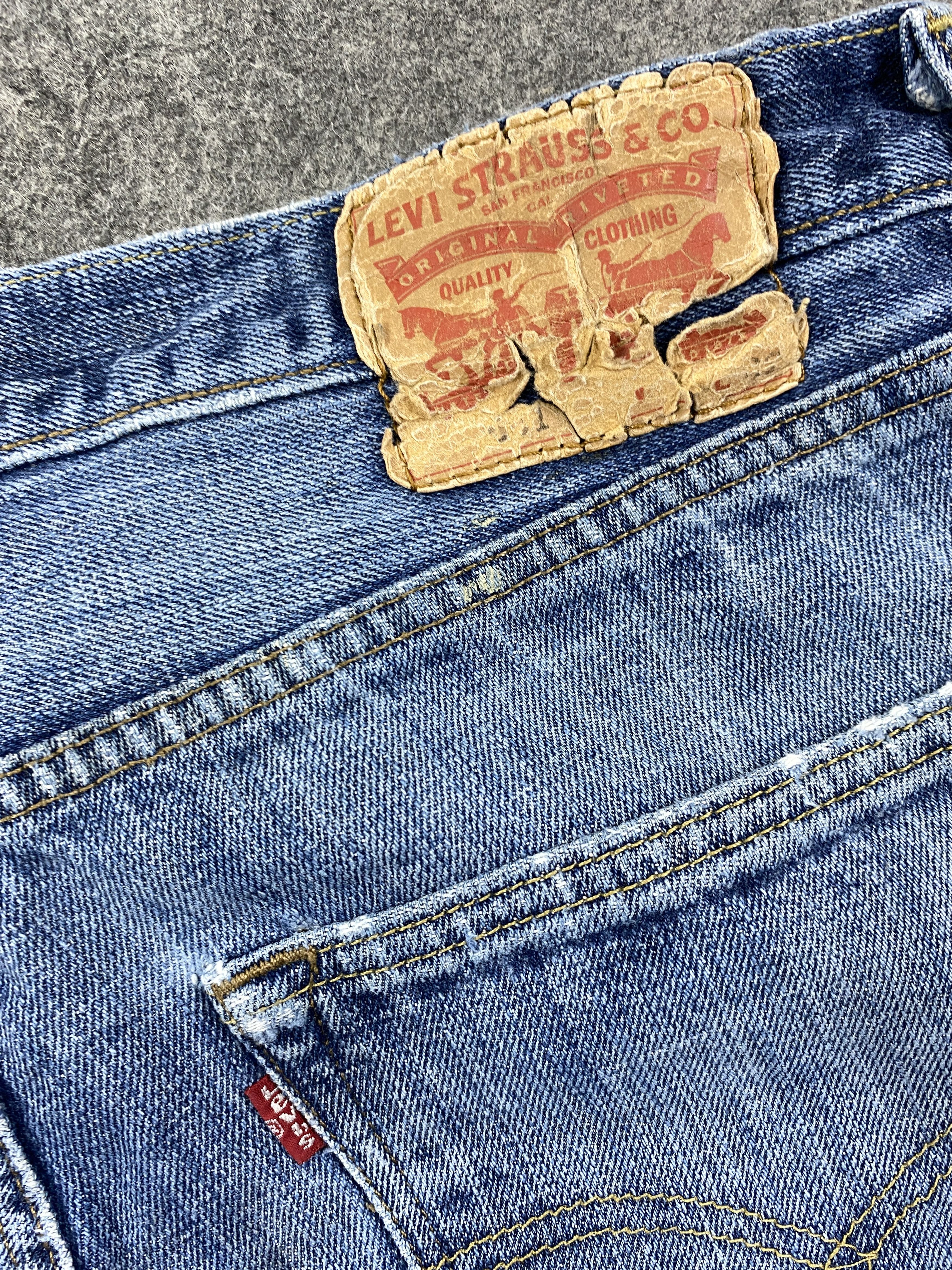 Levi's Distressed Blue Vintage Levi's 501 30x29.5 Denim -JN1656 Size US 30 / EU 46 - 11 Thumbnail