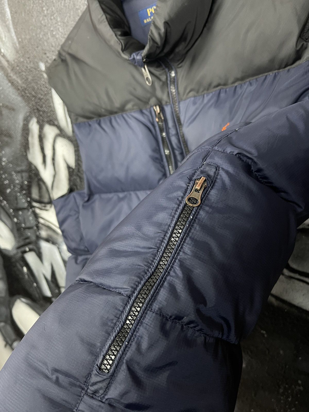 Polo Ralph Lauren Polo Ralph Lauren Navy Blue And Black Full Zip Down Vest Men’s Size XL Size US XL / EU 56 / 4 - 17 Thumbnail