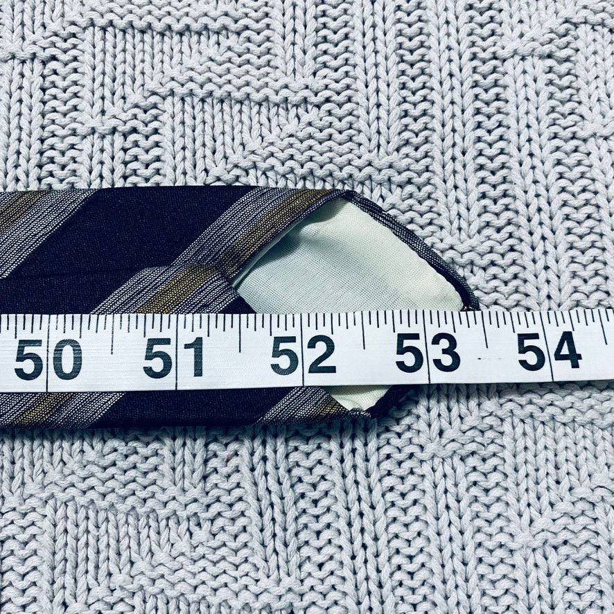 Vintage Vintage Ohrbach's black striped skinny tie Size ONE SIZE - 4 Thumbnail