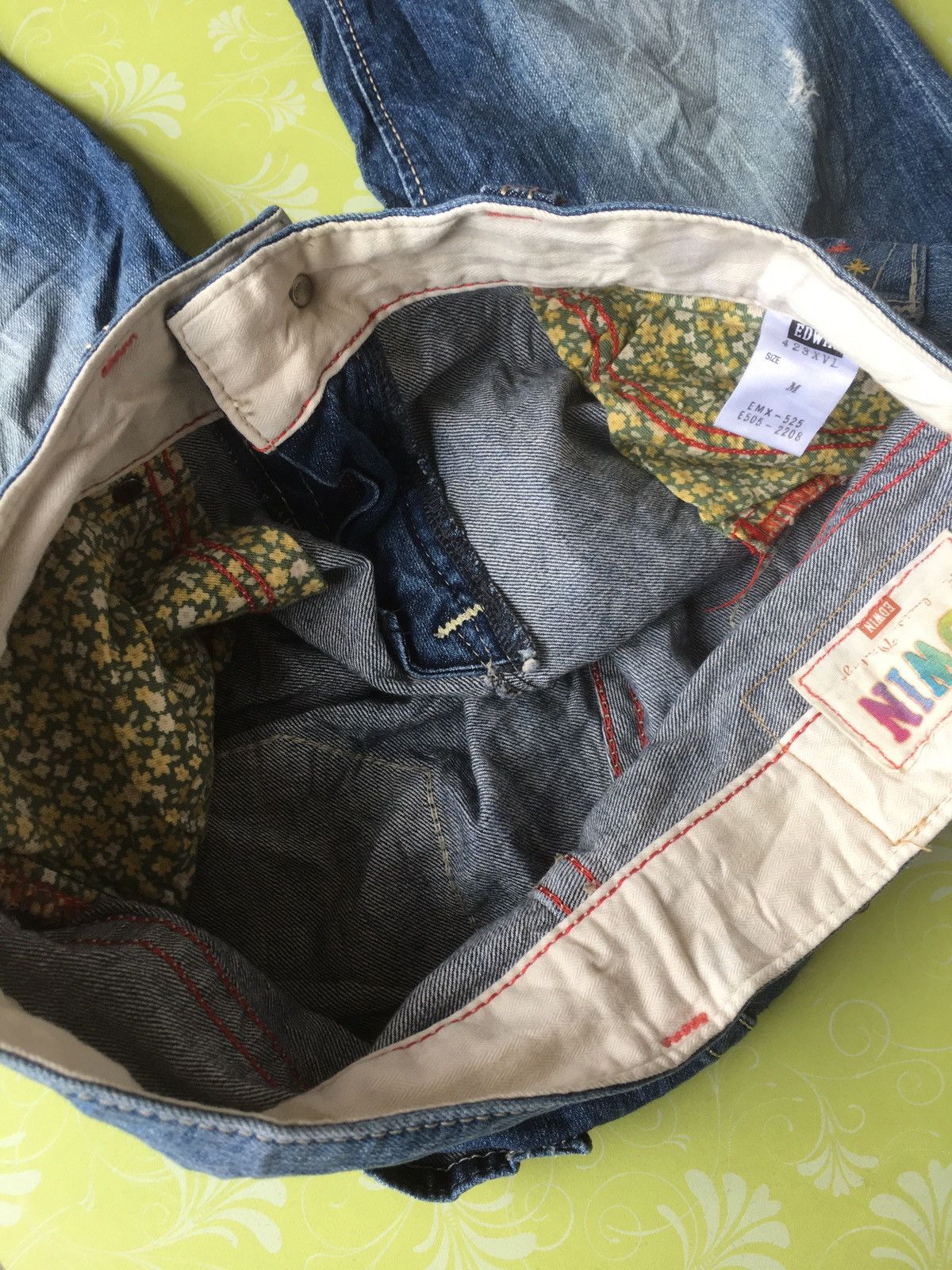 Edwin × Japanese Brand × Vintage Edwin Size 32" / US 10 / IT 46 - 9 Thumbnail