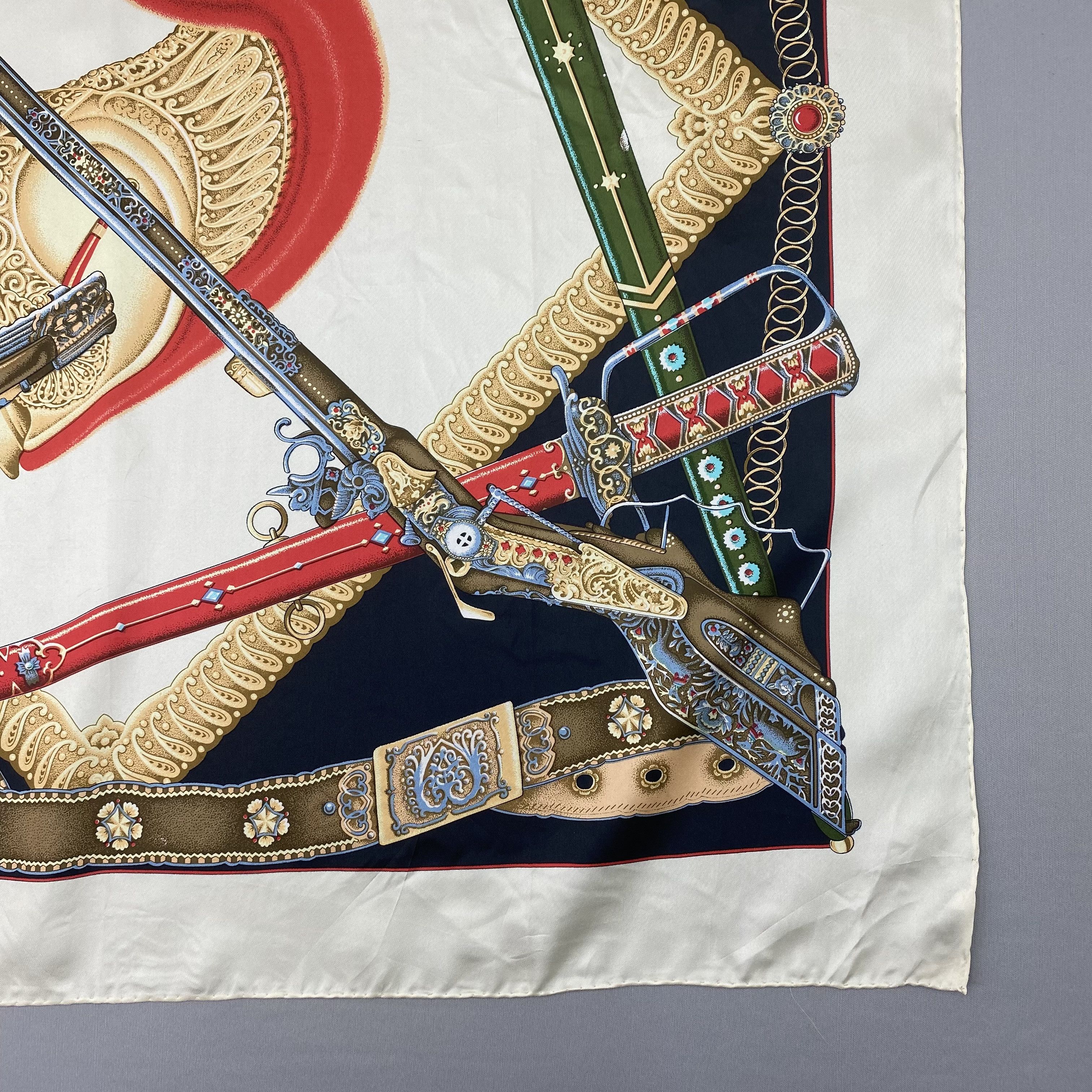 Japanese Brand Vintage Military Regalia SILK Scarf Twill Wraps Scarves Size ONE SIZE - 5 Thumbnail