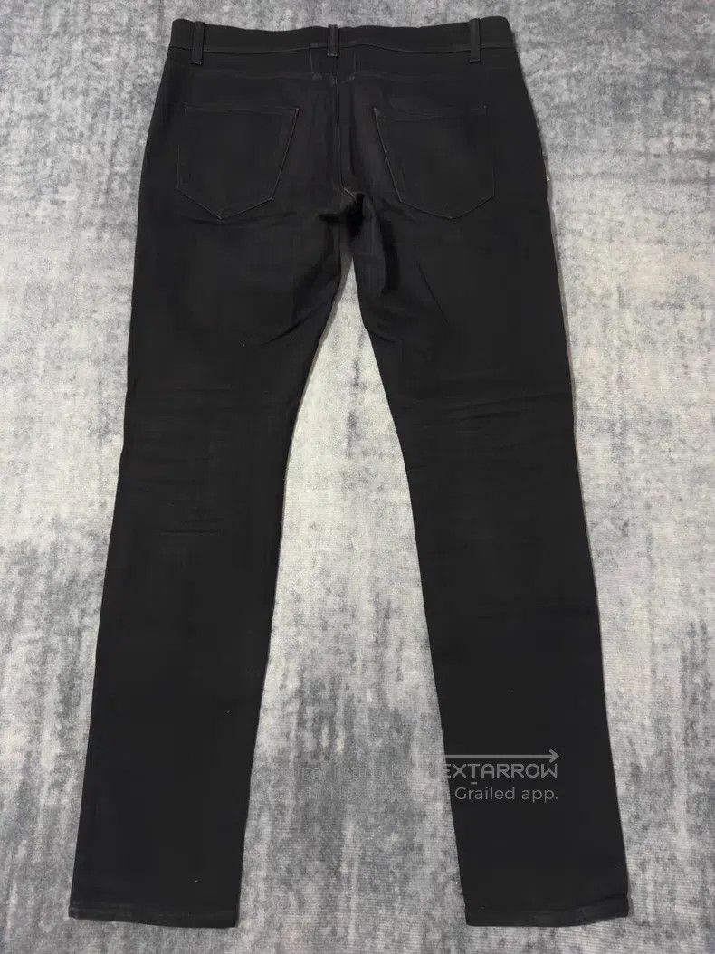 Saint Laurent Paris Saint Laurent Paris Black Basic Denim Jeans with Five Zipp Size US 33 - 2 Thumbnail