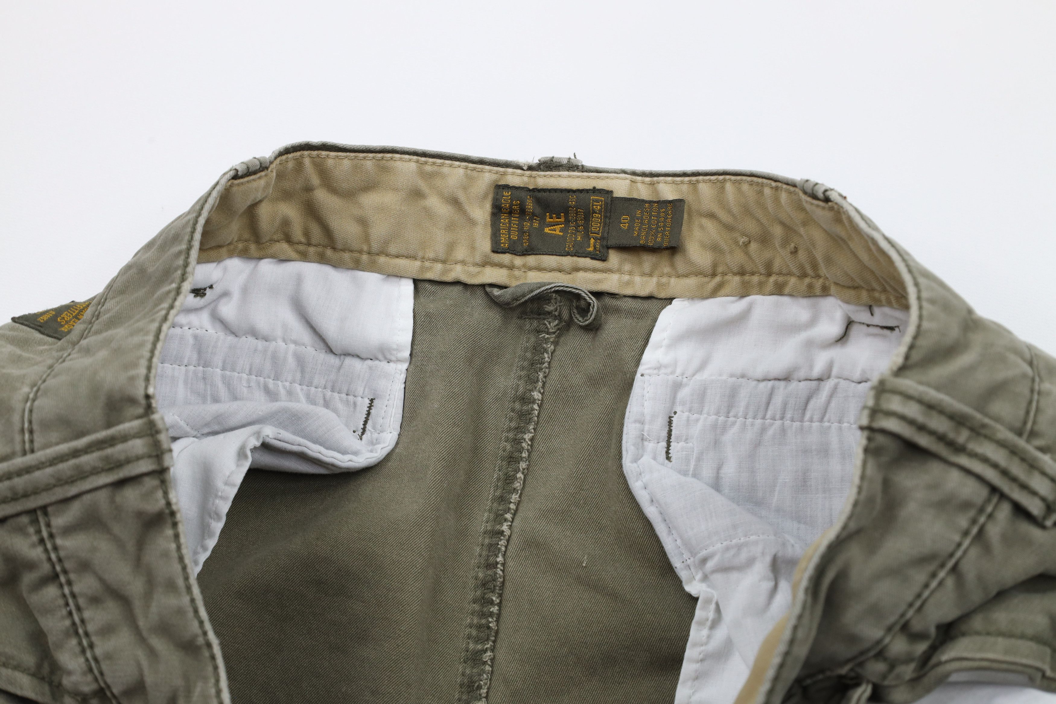 American Eagle Outfitters × Vintage Vintage American Eagle Outfitters Heavyweight Cargo Shorts Size US 40 / EU 56 - 7 Thumbnail
