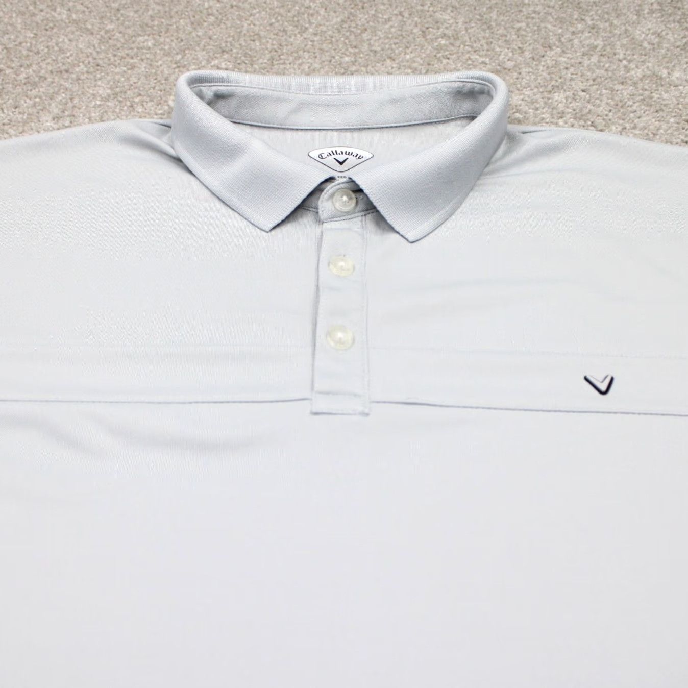 Callaway Callaway Polo Shirt Mens 2XL Gray Short Sleeve Stretch Collared Golf Pullover S/S Polo Shirt Size US XXL / EU 58 / 5 - 4 Thumbnail