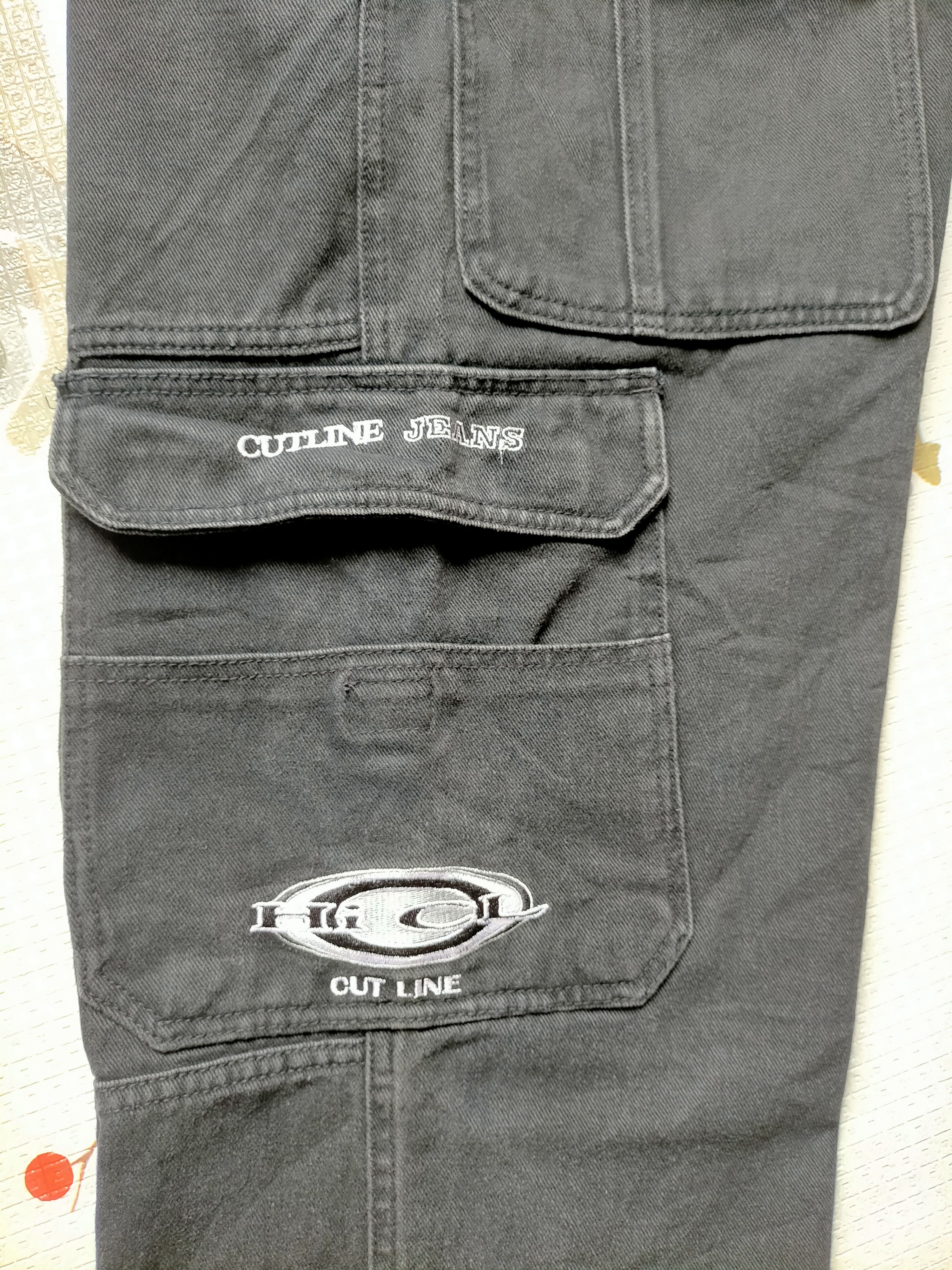JNCO CUT LINE Jeans Cargo Multipocket Baggy Skater Jeans Size US 32 / EU 48 - 19 Thumbnail