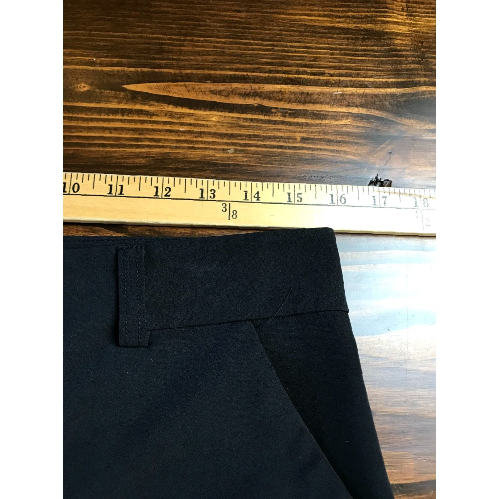 Vintage Maurices Women's Pants Cropped Dress Pants Black 5/6 Womens Size 27" / US 4 / IT 40 - 3 Thumbnail