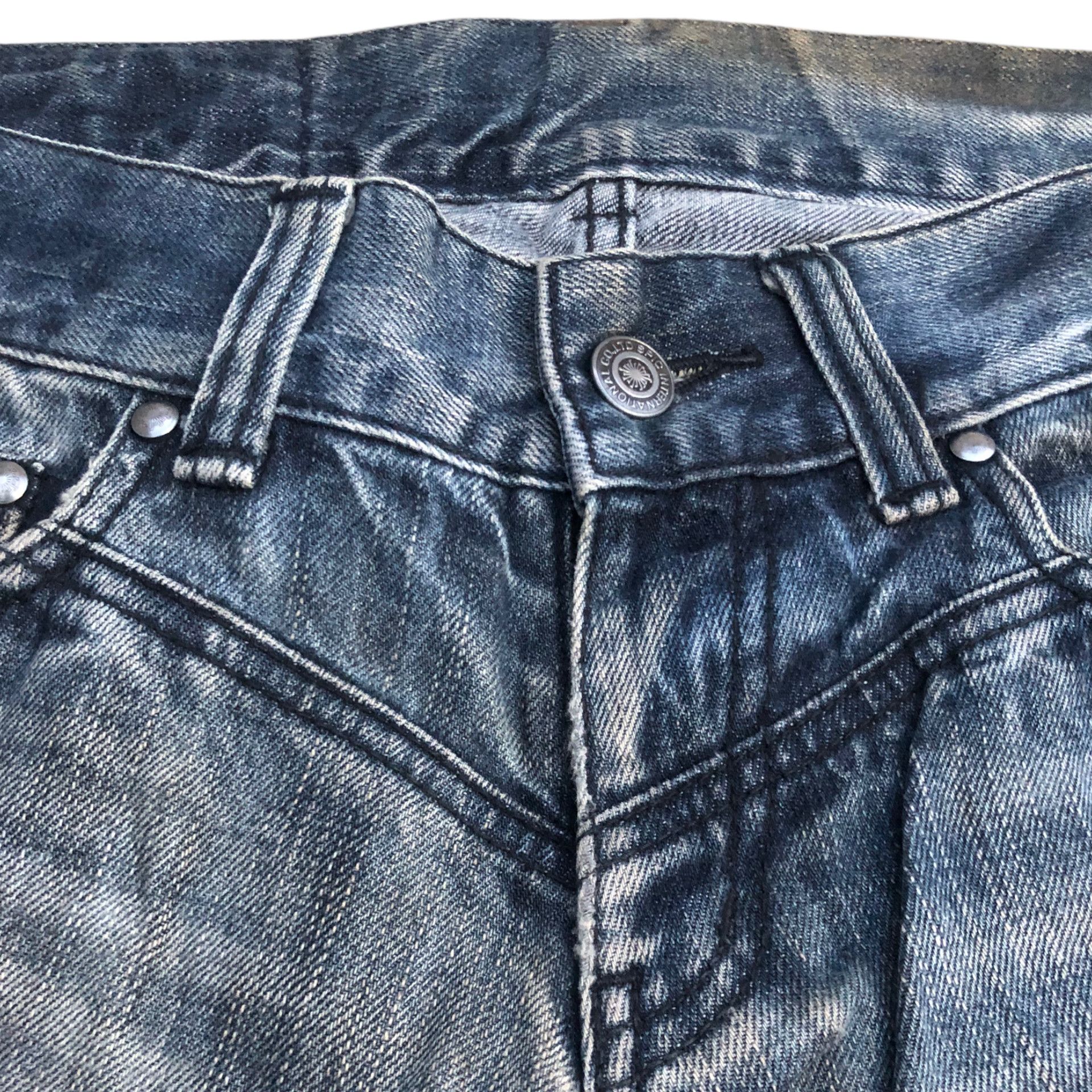 Tornado Mart 🔥🔥Y2K TORNADO MART Lowbox Acid Dyed Flared Bootcut Denim Size US 31 - 7 Thumbnail