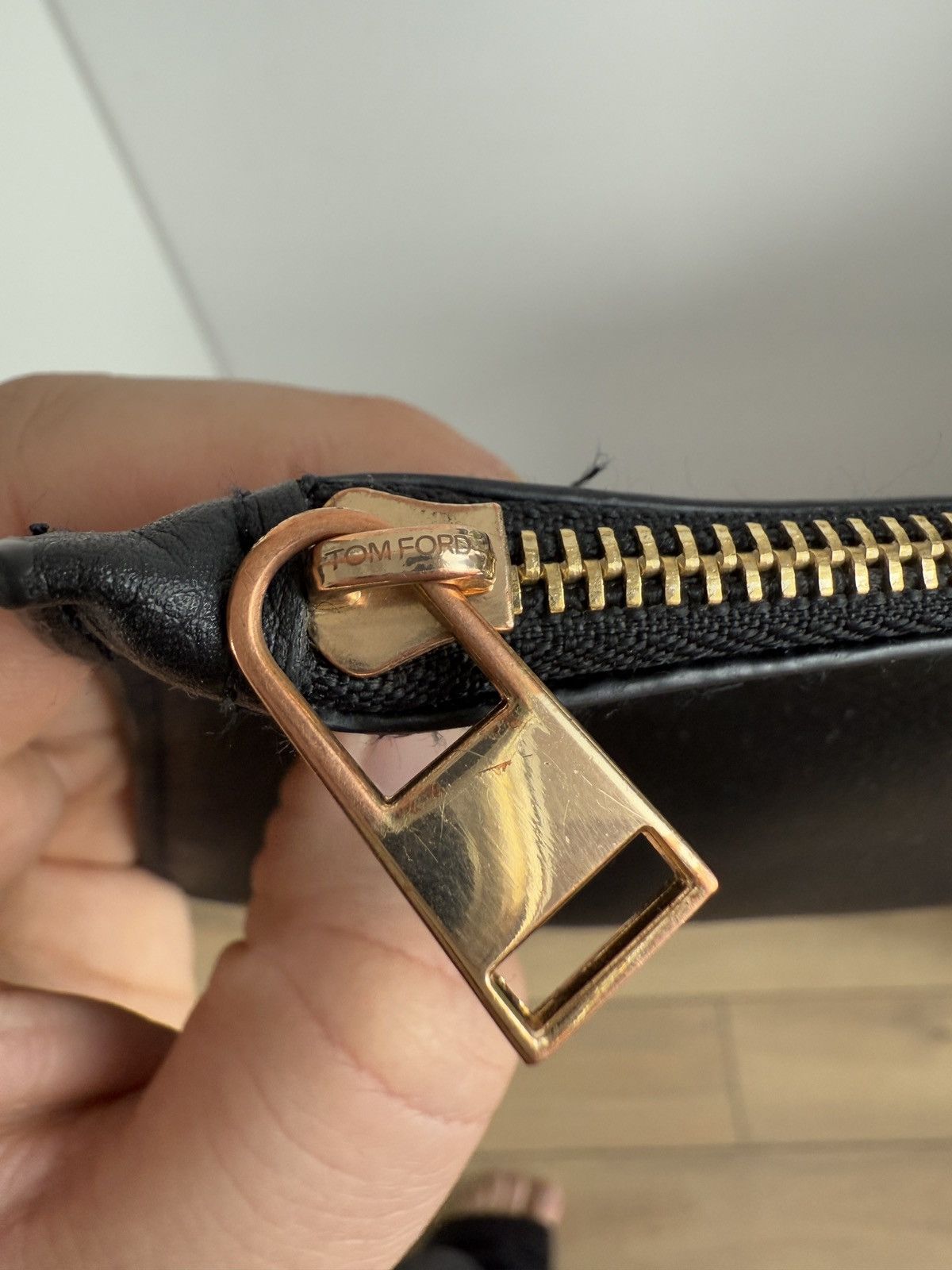 Designer × Tom Ford Tom Ford pouch clutch leather bag designer luxury archive Size ONE SIZE - 4 Thumbnail
