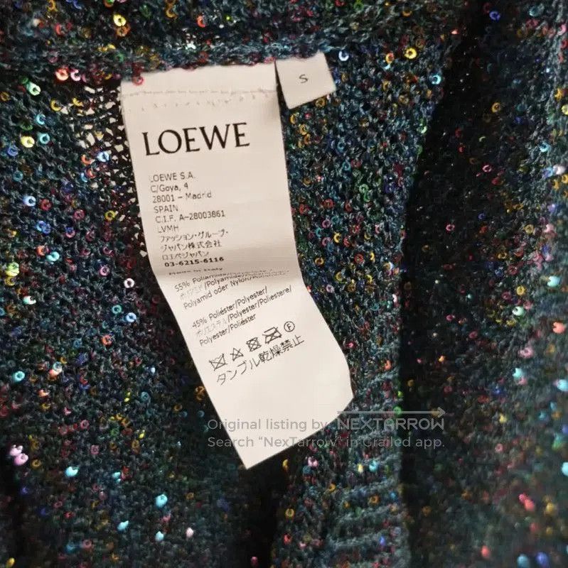 Loewe Loewe Summer Peacock Green Knit Top . Size S / US 4 / IT 40 - 6 Thumbnail