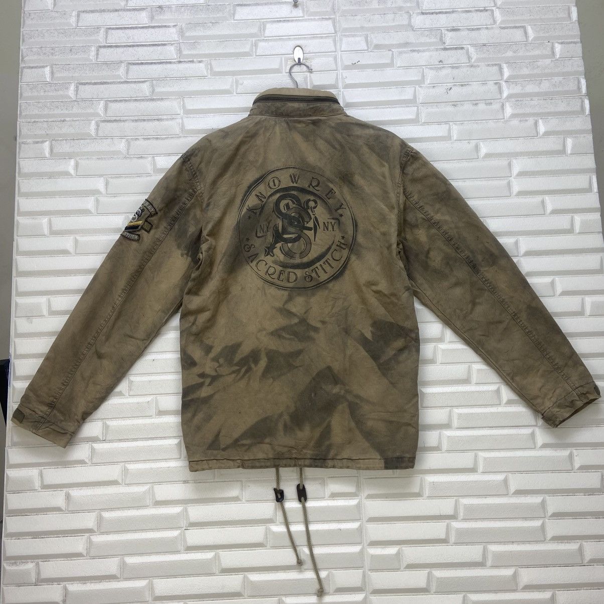 Japanese Brand Knowrey Sacred Stitch New York Camouflage Army Field Jacket Size US S / EU 44-46 / 1 - 1 Thumbnail