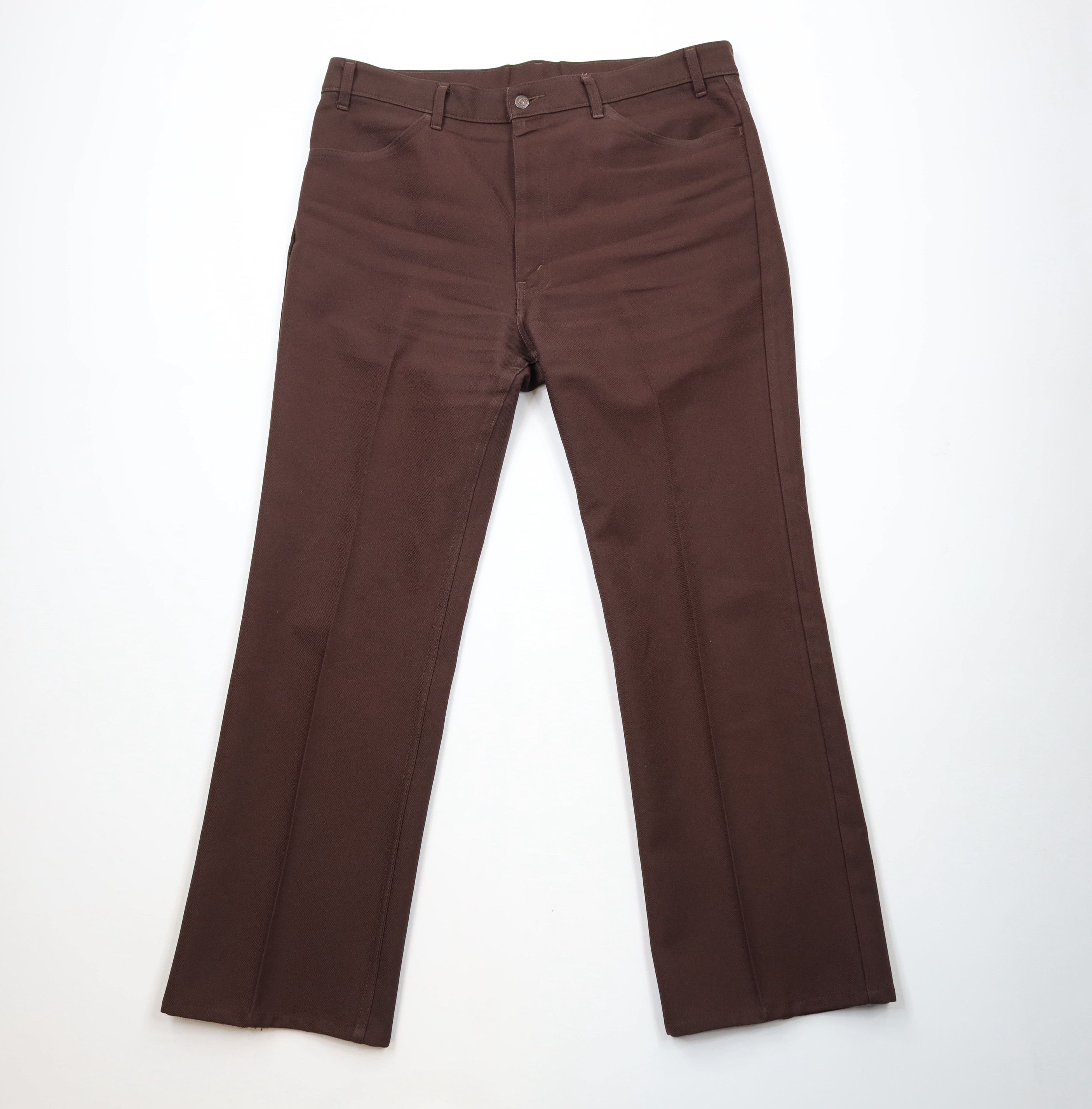 Levi's × Vintage Vintage Y2K 2001 Levis Wide Leg Bell Bottoms Pants Brown Size US 40 / EU 56 - 1 Thumbnail