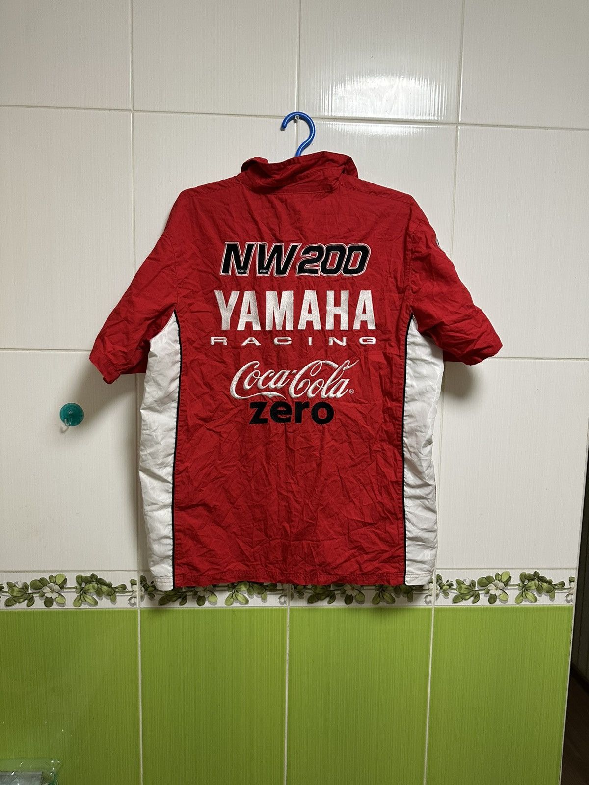 Yamaha Yamaha Red Moto Racing Rob McElnea Version North West 200 Size US S / EU 44-46 / 1 - 9 Thumbnail