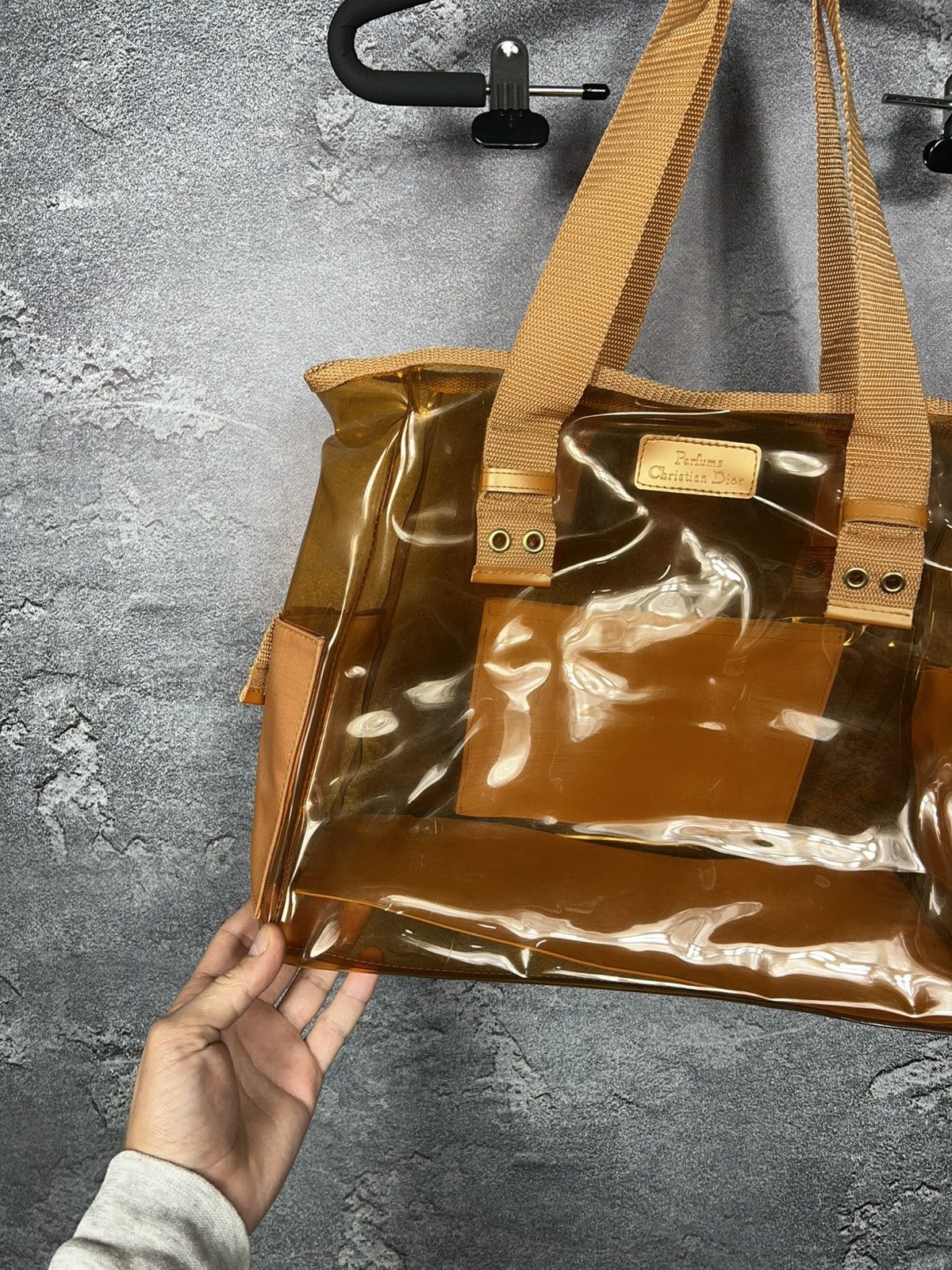 Christian Dior Monsieur Vintage Christian Dior Parfums Transparent Tote Bag Size ONE SIZE - 2 Thumbnail