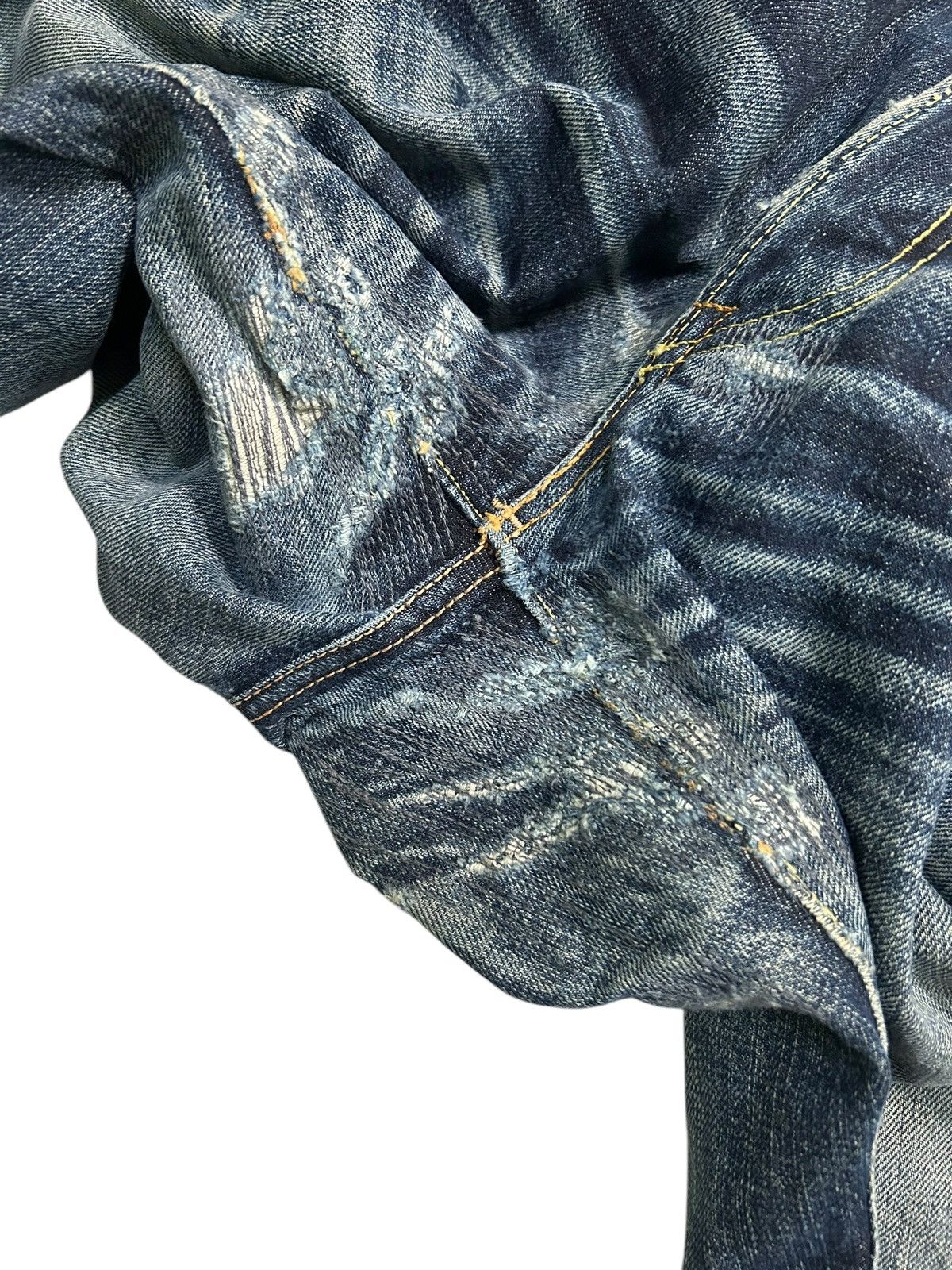 Japanese Brand × Kapital × Vintage eight-G Selvedge Distressed Japanese Denim Jeans Size US 29 - 11 Thumbnail
