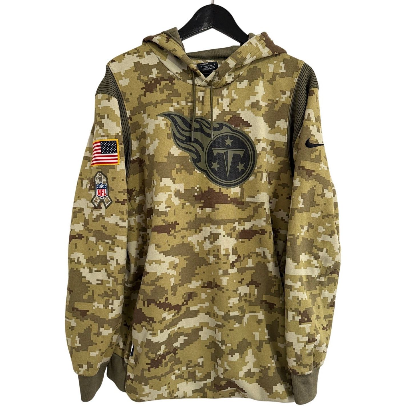 Nike Tennessee Titans Nike Salute to Service Camo Hoodie Size L Size US L / EU 52-54 / 3 - 9 Thumbnail