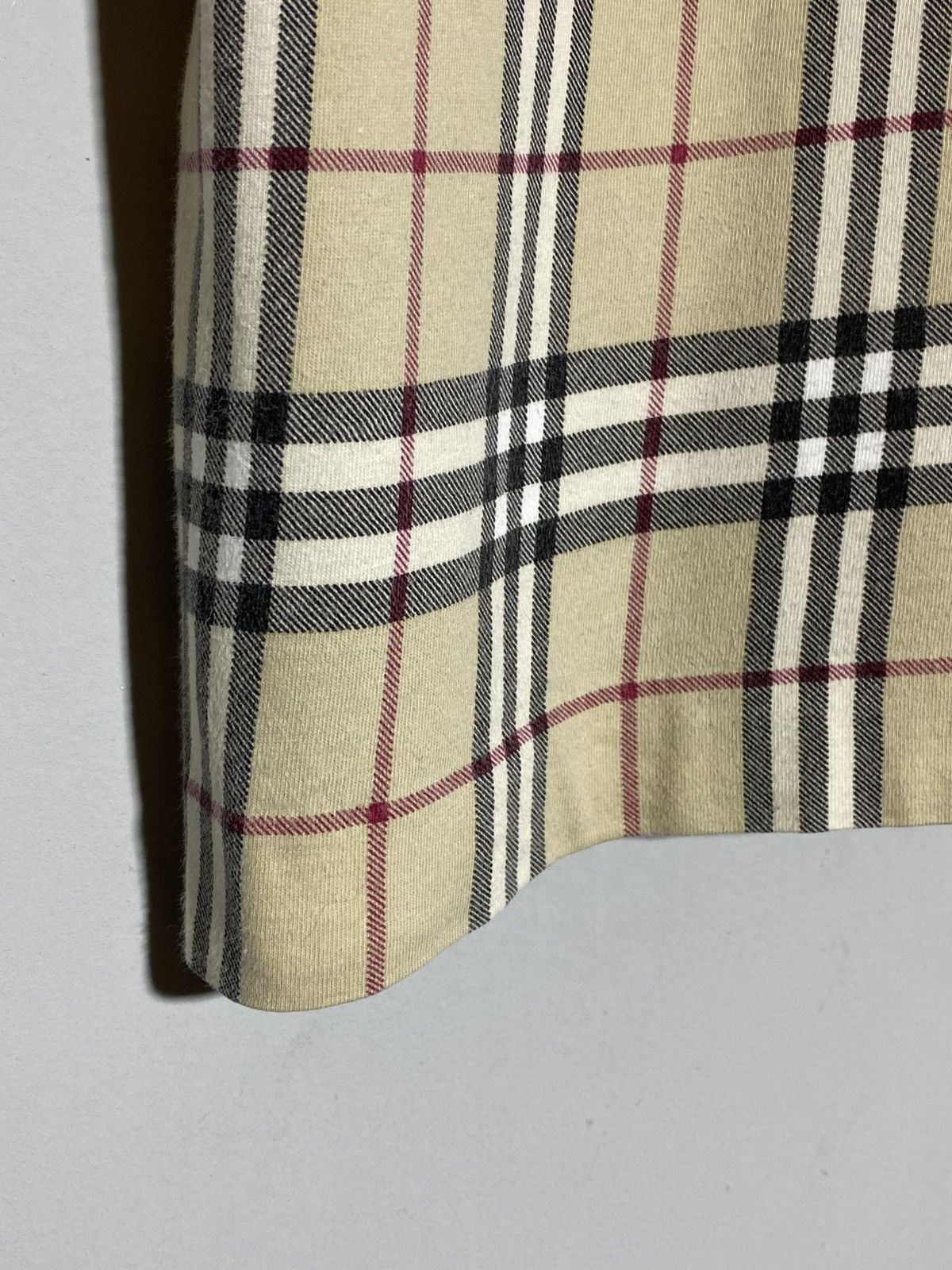 Burberry Vintage Burberry Nova Check All Over Print Polo T-shirt Size US L / EU 52-54 / 3 - 4 Thumbnail