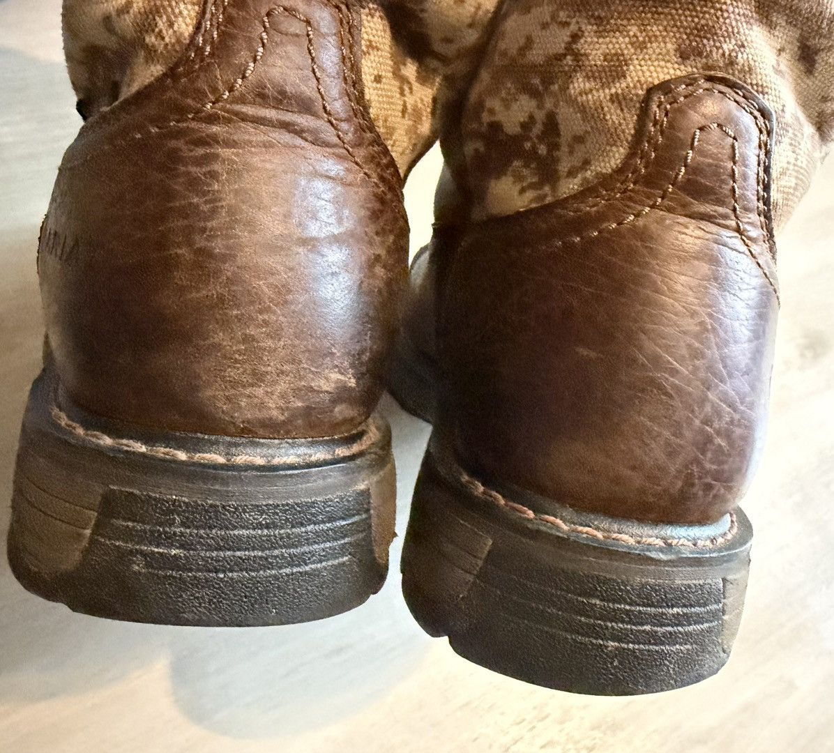 Ariat Ariat WorkHog Patriot Steel Toe Work Boots Leathe Camo Sz 9D Size US 9 / EU 42 - 11 Thumbnail