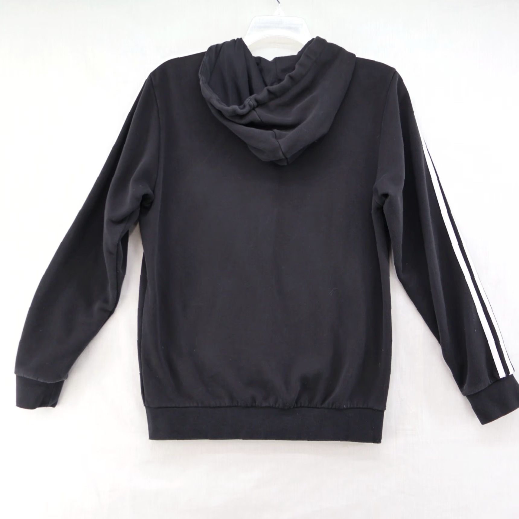 Adidas Adidas Jacket Black 3 Stripe Woven Windbreaker Full Zip Hoodie Men's Medium Size US M / EU 48-50 / 2 - 4 Thumbnail