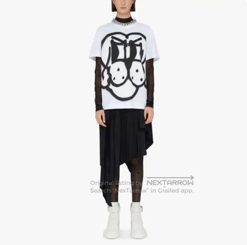 Givenchy Givenchy Women's Summer White Graphic T-Shirt . Size S / US 4 / IT 40 - 4 Thumbnail