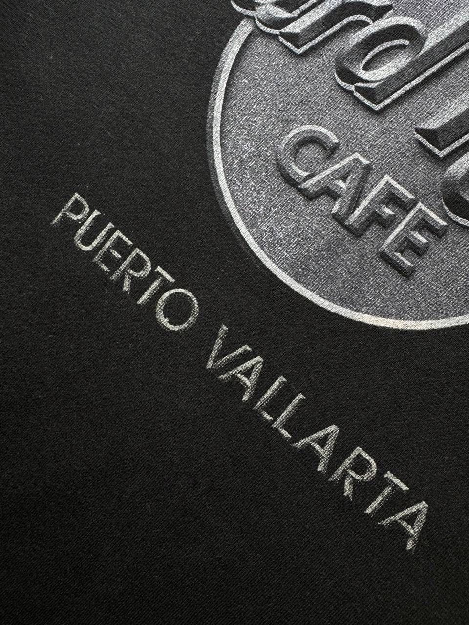 Hard Rock Cafe Hard Rock Cafe Puerto Vallarta Vintage Black T-shirt 90s Size US L / EU 52-54 / 3 - 5 Thumbnail