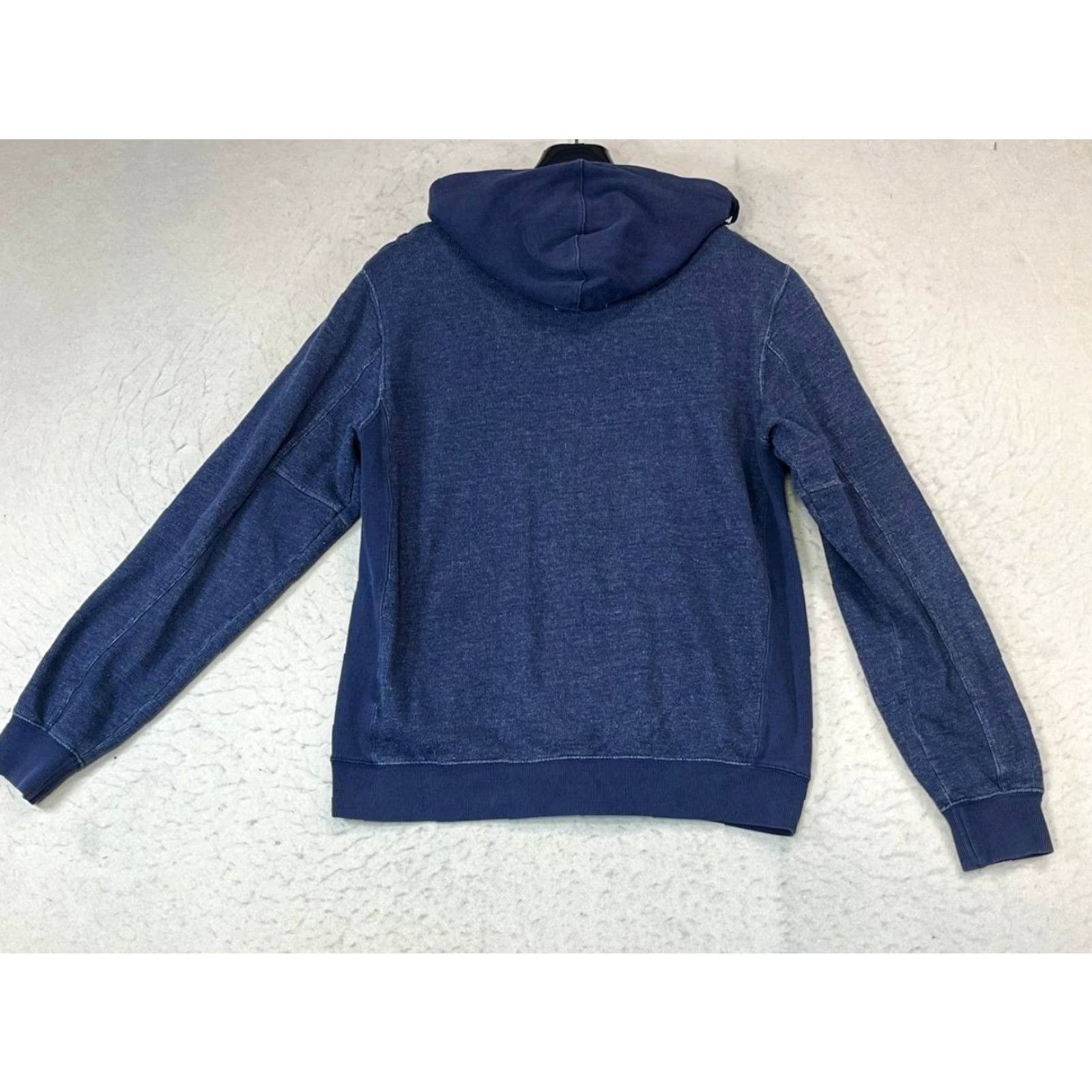 Vintage LRG LIFTED RESEARCH GROUP Hooded Jacket Men M Blue Full Zip Fleece Windbreaker Logo Casual Outdoor University 90s Style Size US M / EU 48-50 / 2 - 2 Thumbnail