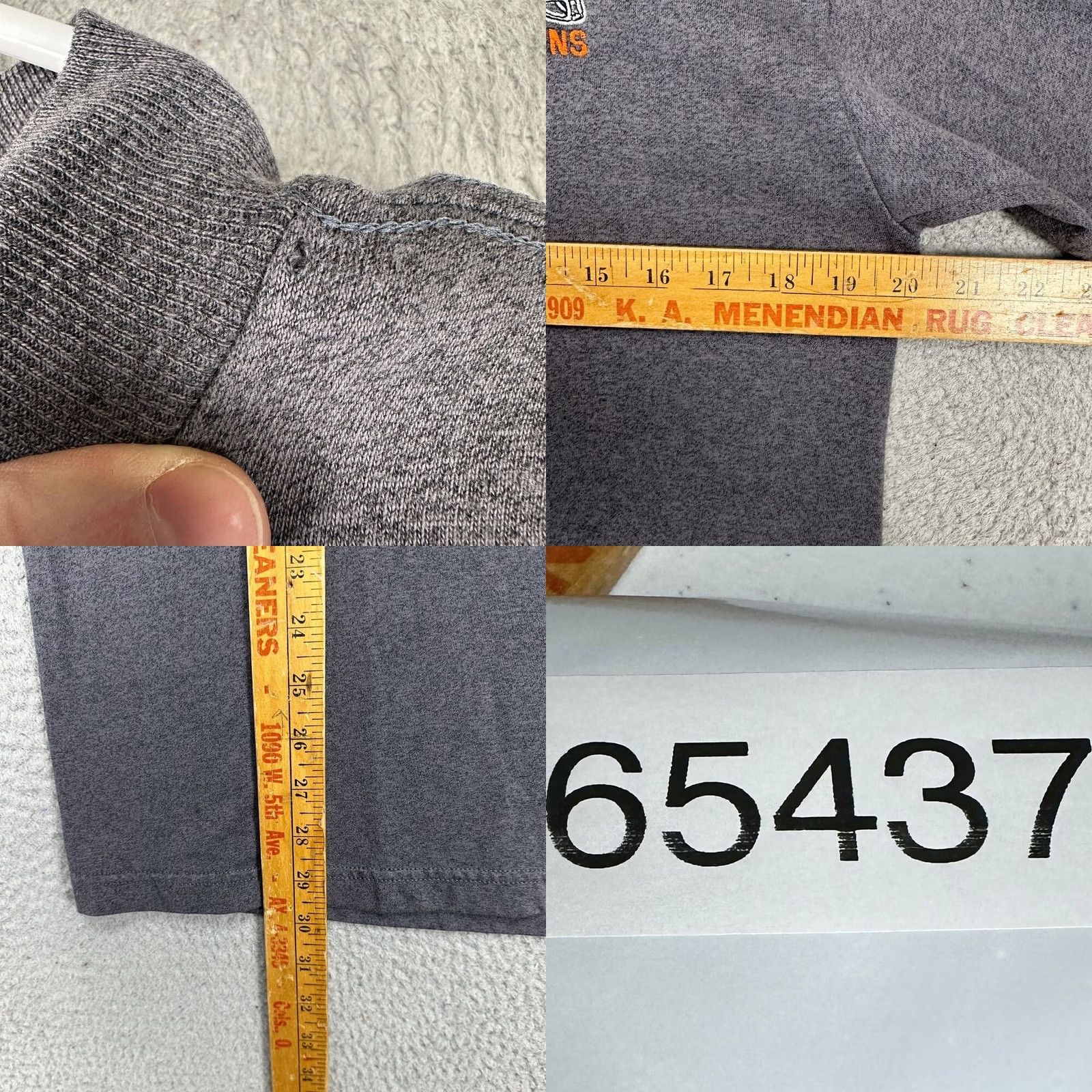 Lee VINTAGE Cleveland Browns Mens Round Neck Sweater Small Grey Knit Pullover Logo Lee Sport Shirt Size US S / EU 44-46 / 1 - 8 Thumbnail
