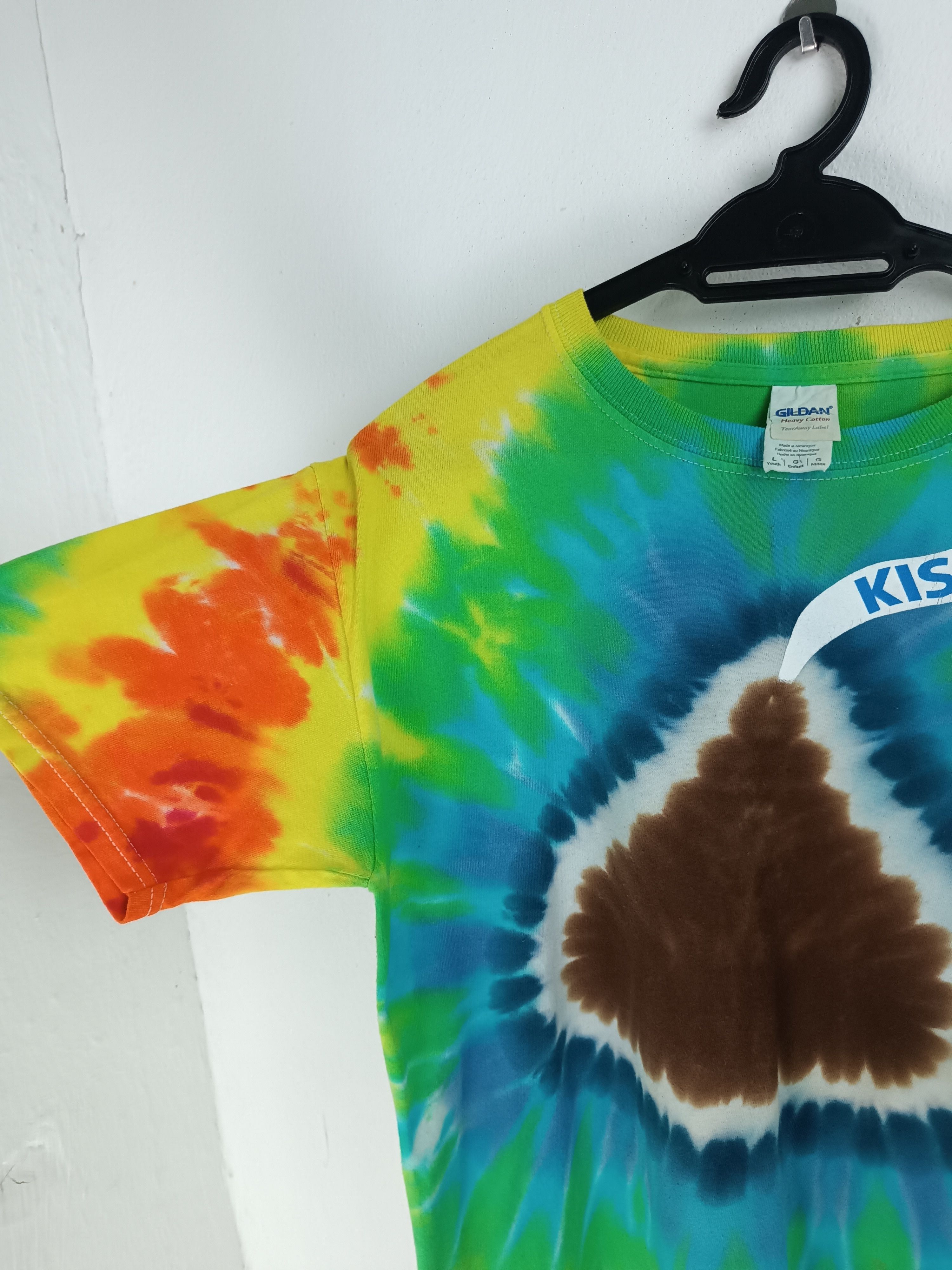 Chocolate VINTAGE HERSHEY'S KISSES TIE DYE TEE CHOCOLATE CUTE RARE Size US S / EU 44-46 / 1 - 18 Thumbnail