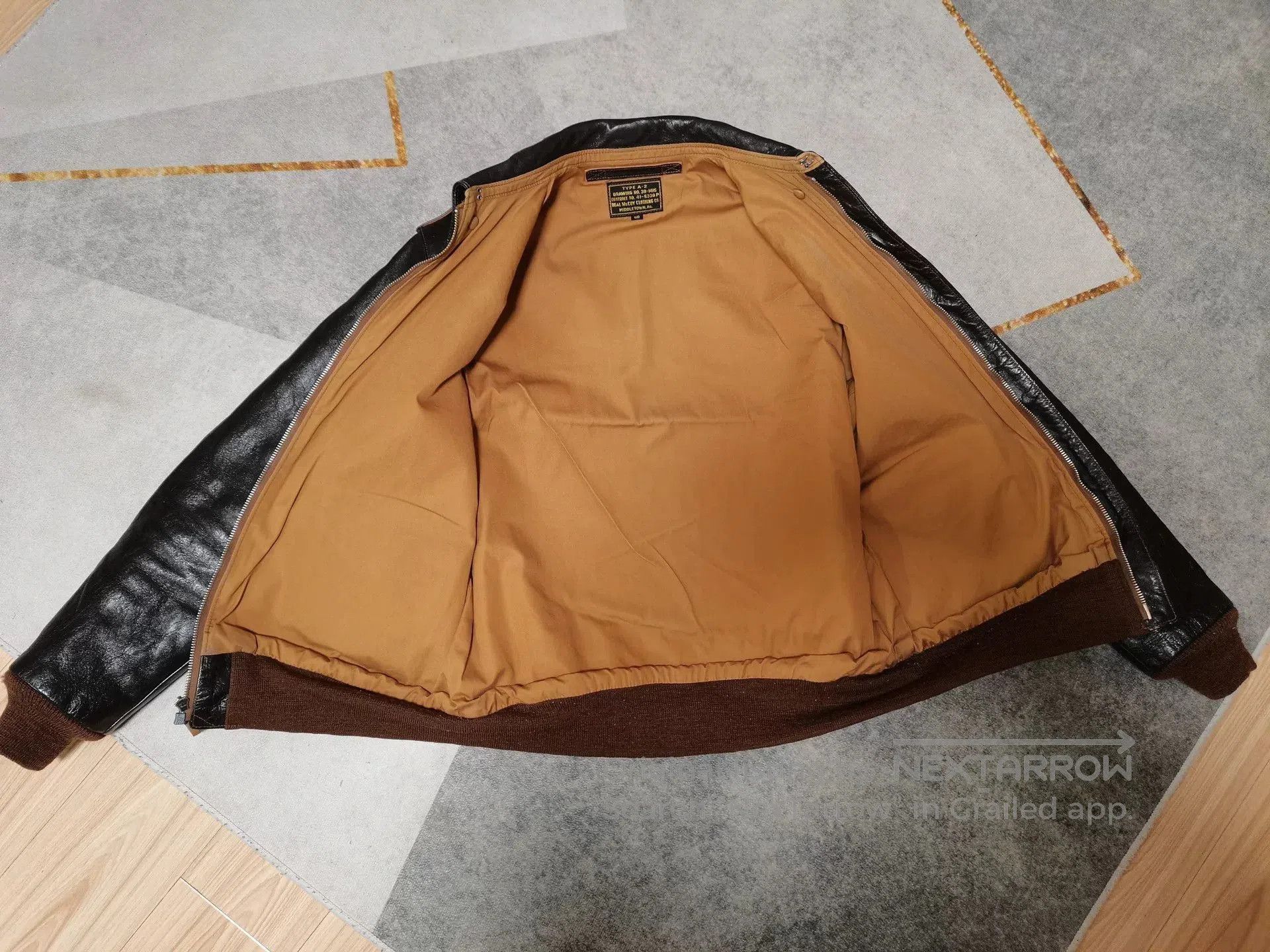 The Real McCoy's The Real McCoy's A2 Leather Jacket. Size US M / EU 48-50 / 2 - 3 Thumbnail