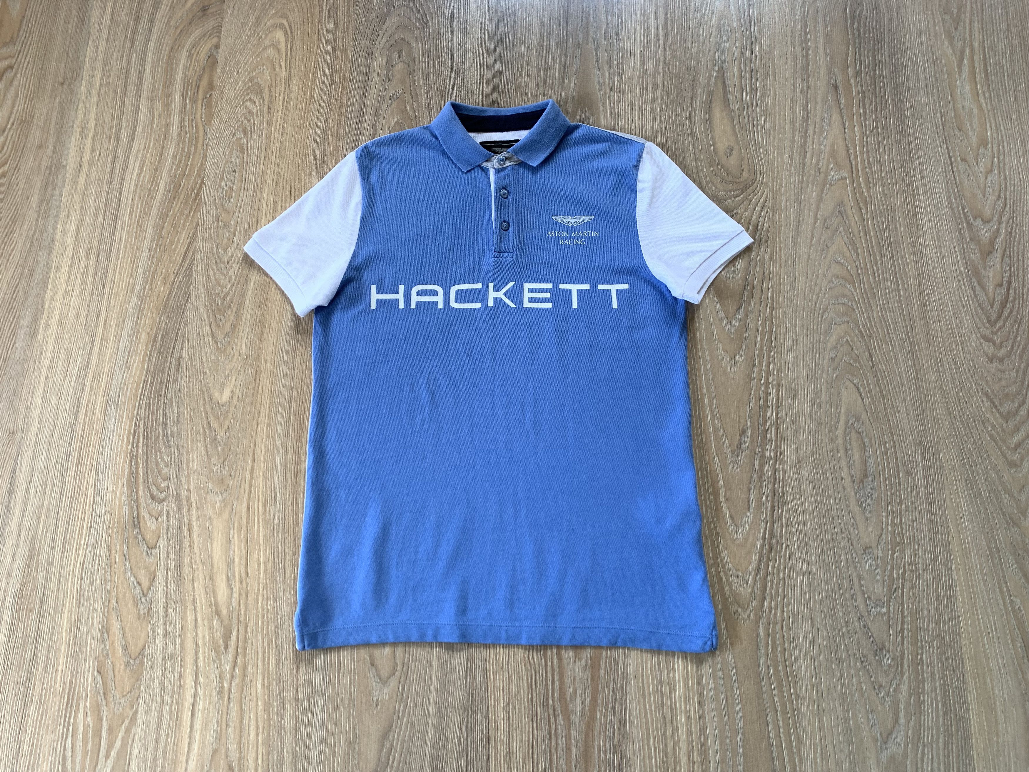 Hackett Youth Hackett Aston Martin Racing Cotton Polo T-Shirt Size US S / EU 44-46 / 1 - 1 Thumbnail