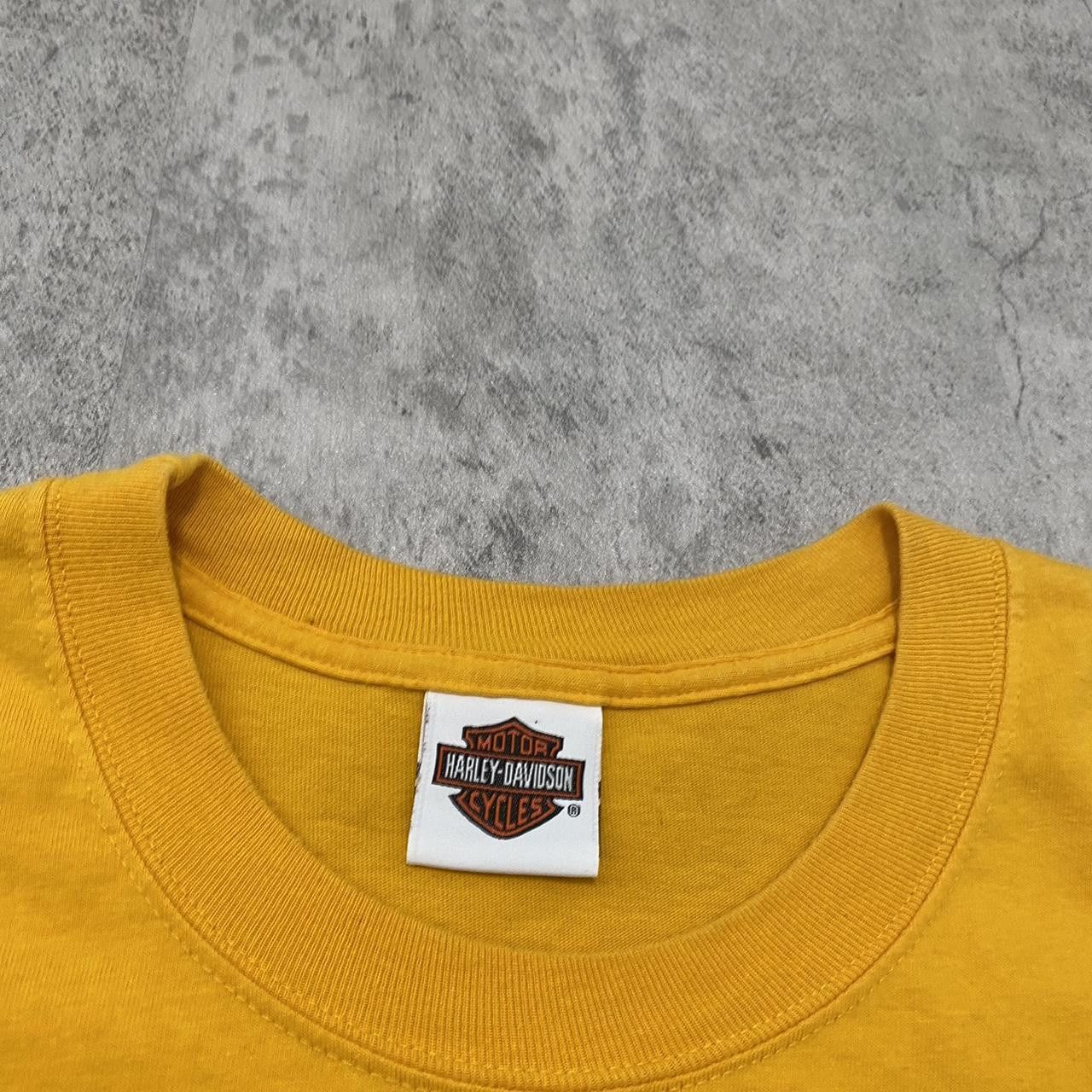 Harley Davidson 2000s Yellow Harley Davidson streetwear teee Size US XL / EU 56 / 4 - 5 Thumbnail