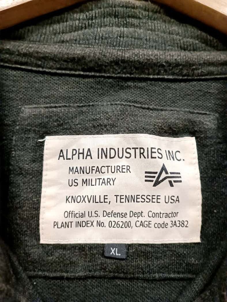 Alpha Industries × Avirex vintage polo shirt alpha industries/avirex millitary Size US L / EU 52-54 / 3 - 6 Thumbnail